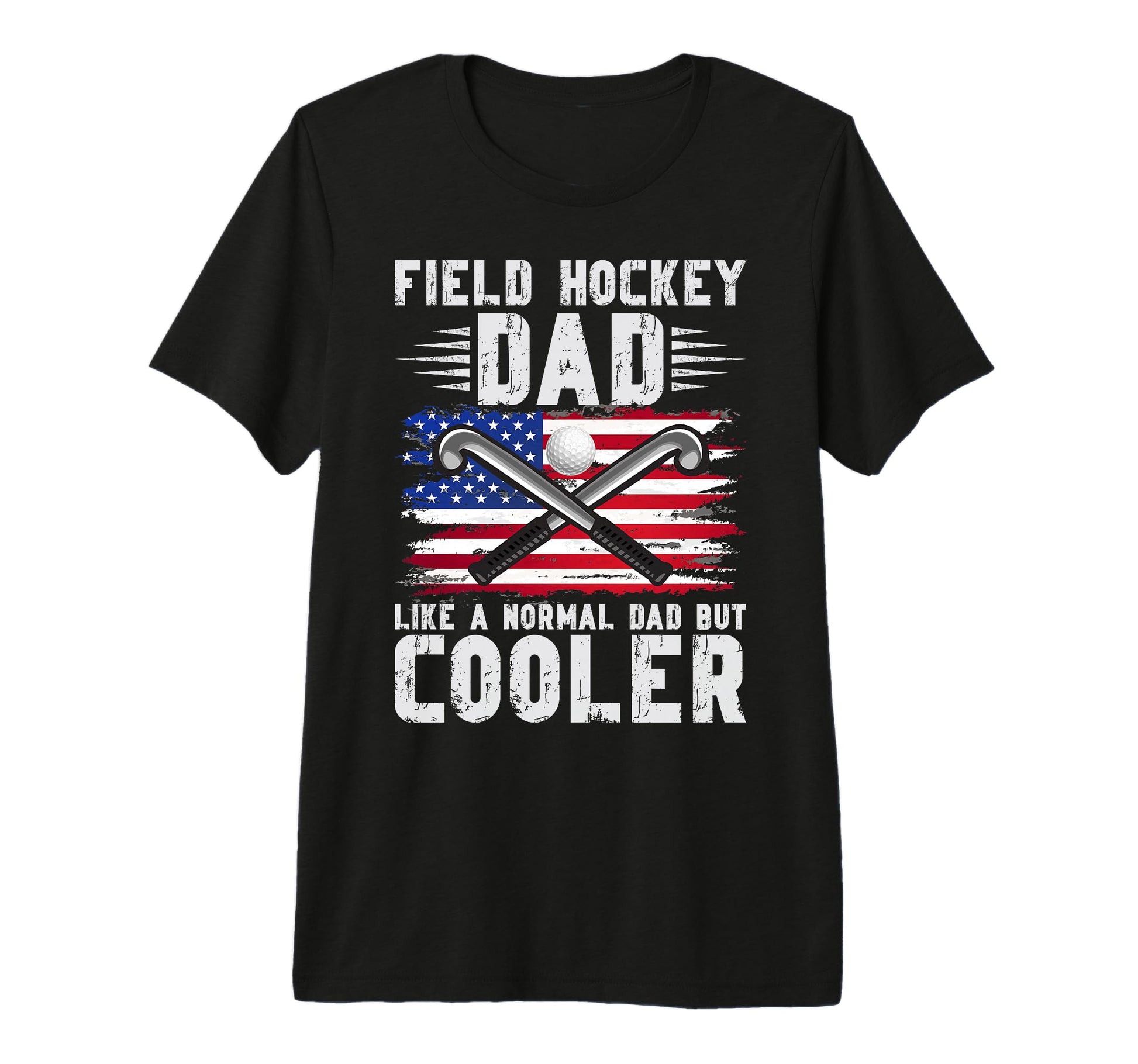 Mens Field Hockey Dad Field Hockey T-Shirt - Trendy Graphic Men Women - T-Shirt, Sweatshirt, Hoodie