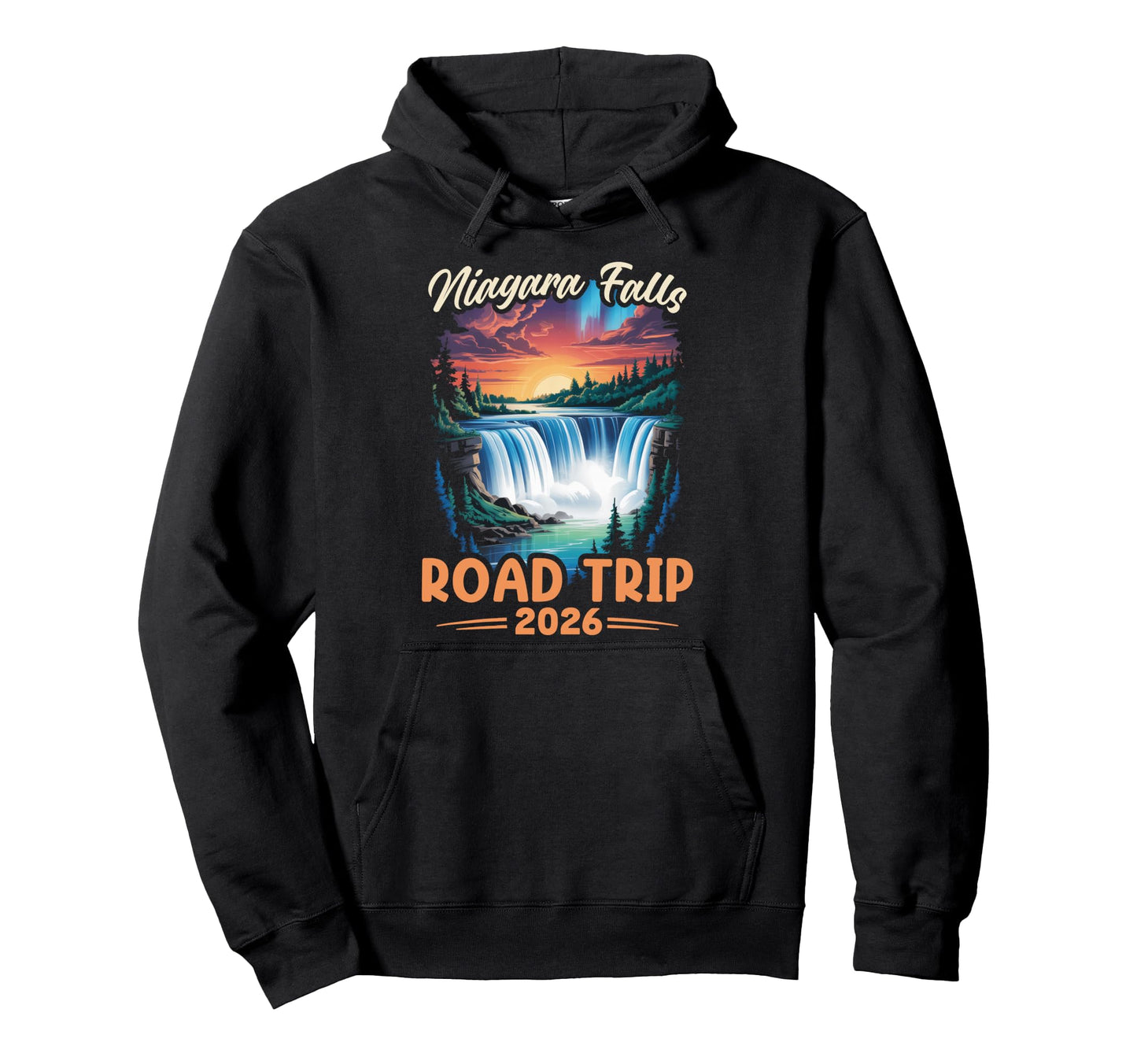 Niagara Falls Road Trip Family Hoodie - Casual Everyday Wear Men Women - T-Shirt, Sweatshirt, Hoodie