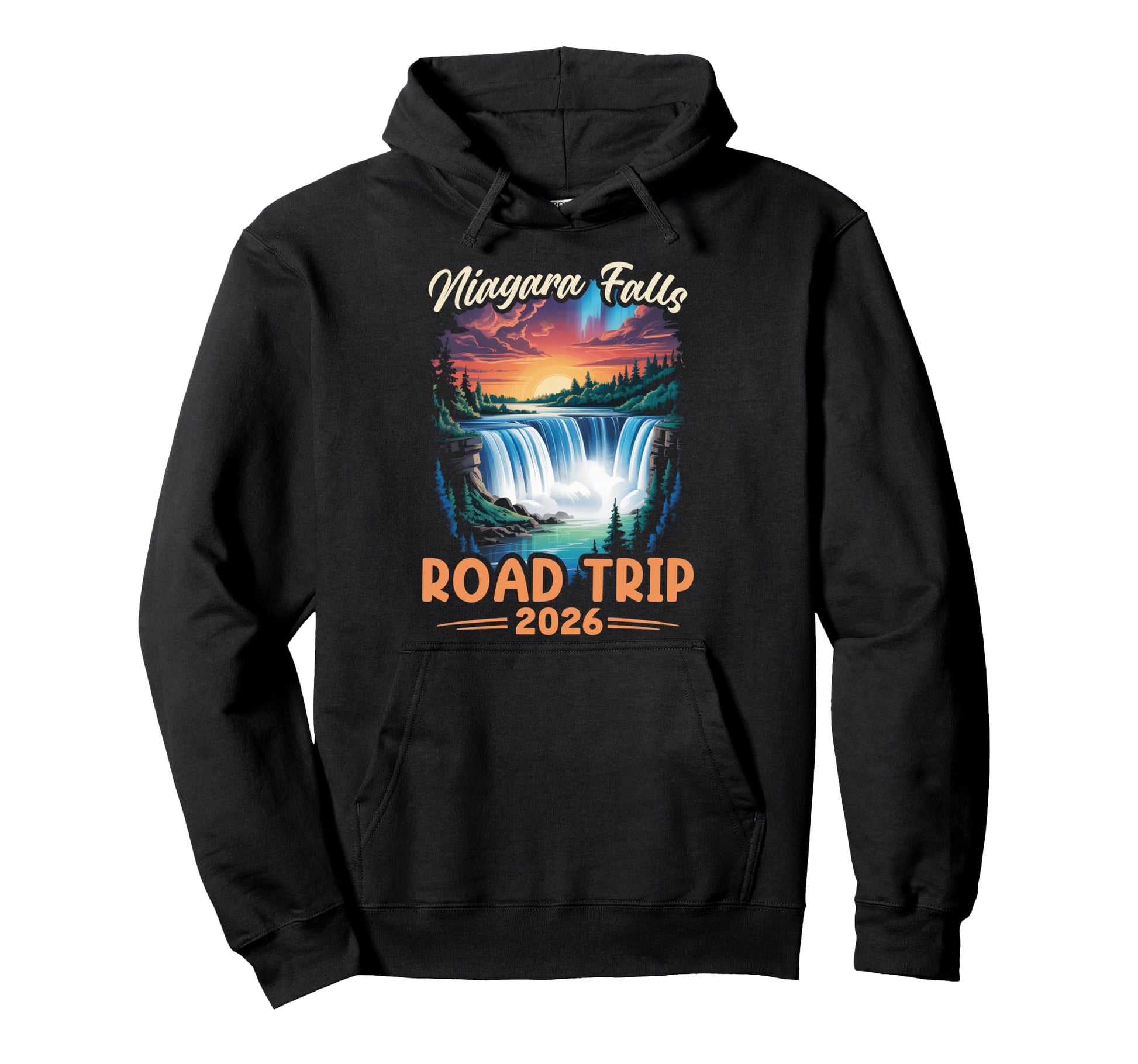 Niagara Falls Road Trip Family Hoodie - Casual Everyday Wear Men Women - T-Shirt, Sweatshirt, Hoodie