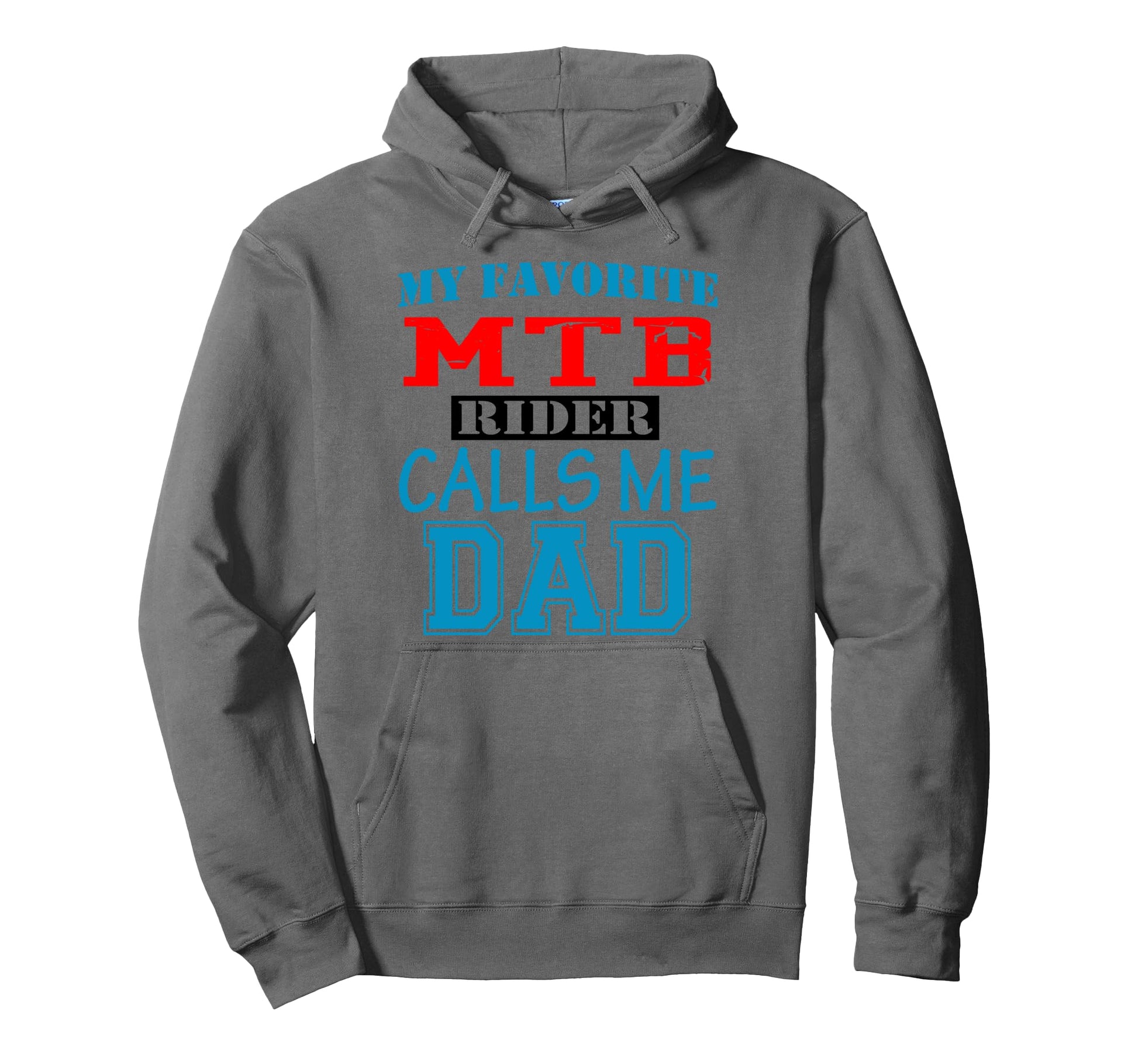 Funny Proud Dad Support Mtb Rider Hoodie - Custom Art Print Men Women - T-Shirt, Sweatshirt, Hoodie