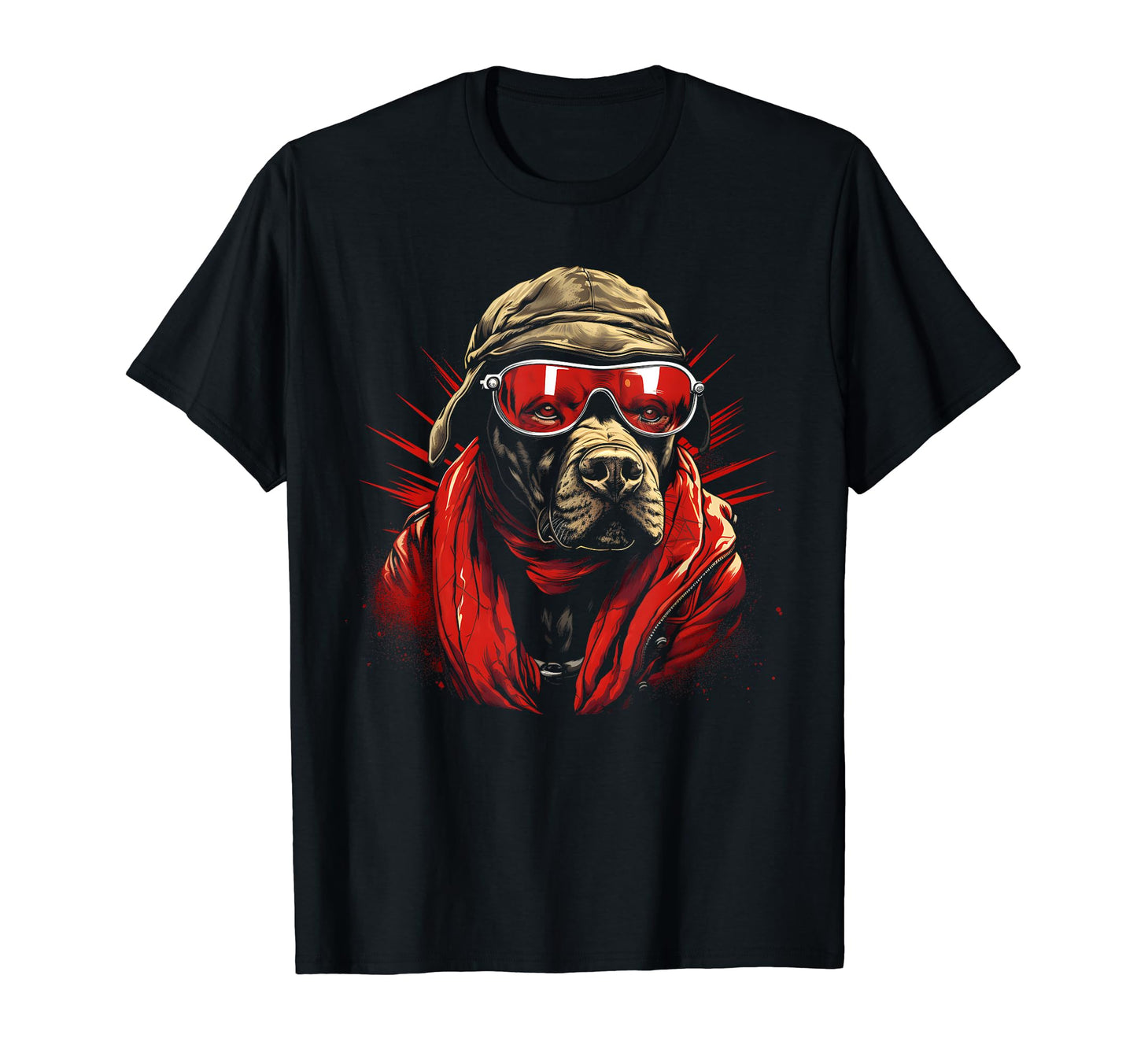 Motorcycle Dad Biker Dog Boxer Dad T-Shirt - Minimalist Print for Adults - T-Shirt, Sweatshirt, Hoodie