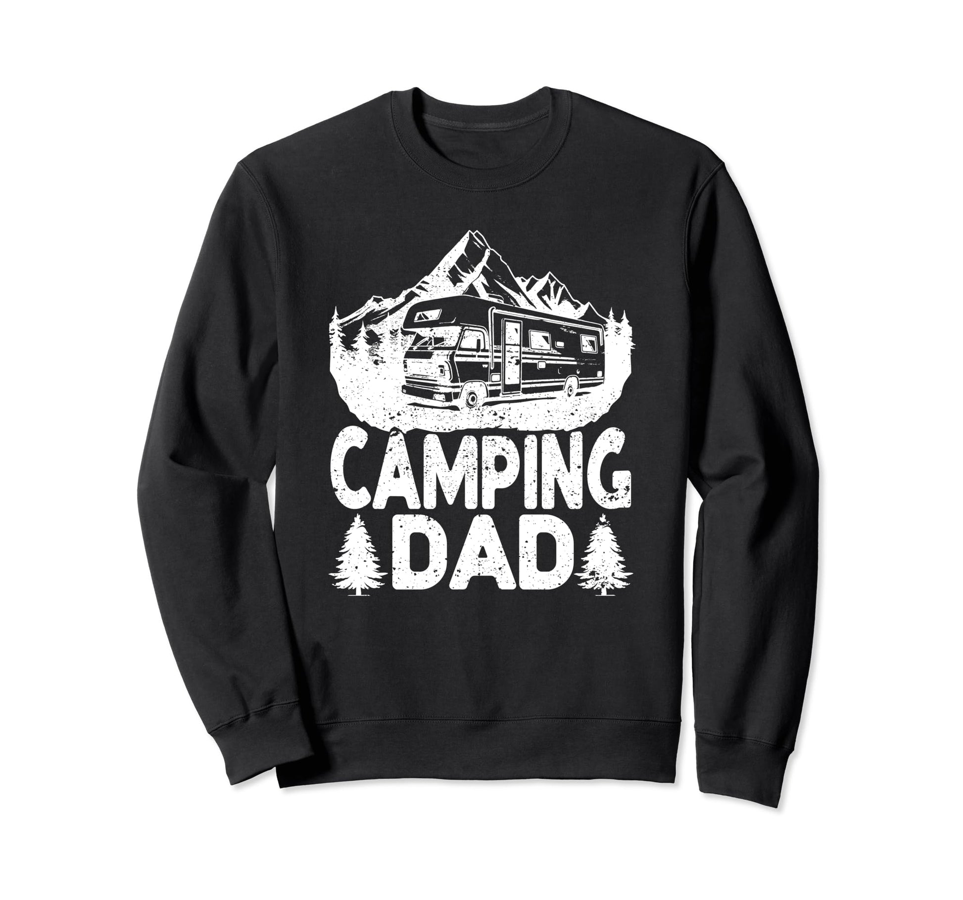 Camping Dad Outdoor 5Th Wheel Camper Rv Sweatshirt - Graphic Print Unisex - T-Shirt, Sweatshirt, Hoodie