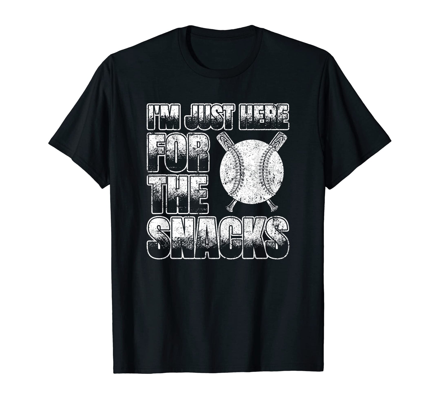Im Just Here Snacks Pitcher Pitch T-Shirt - Streetwear Style for Adults - T-Shirt, Sweatshirt, Hoodie