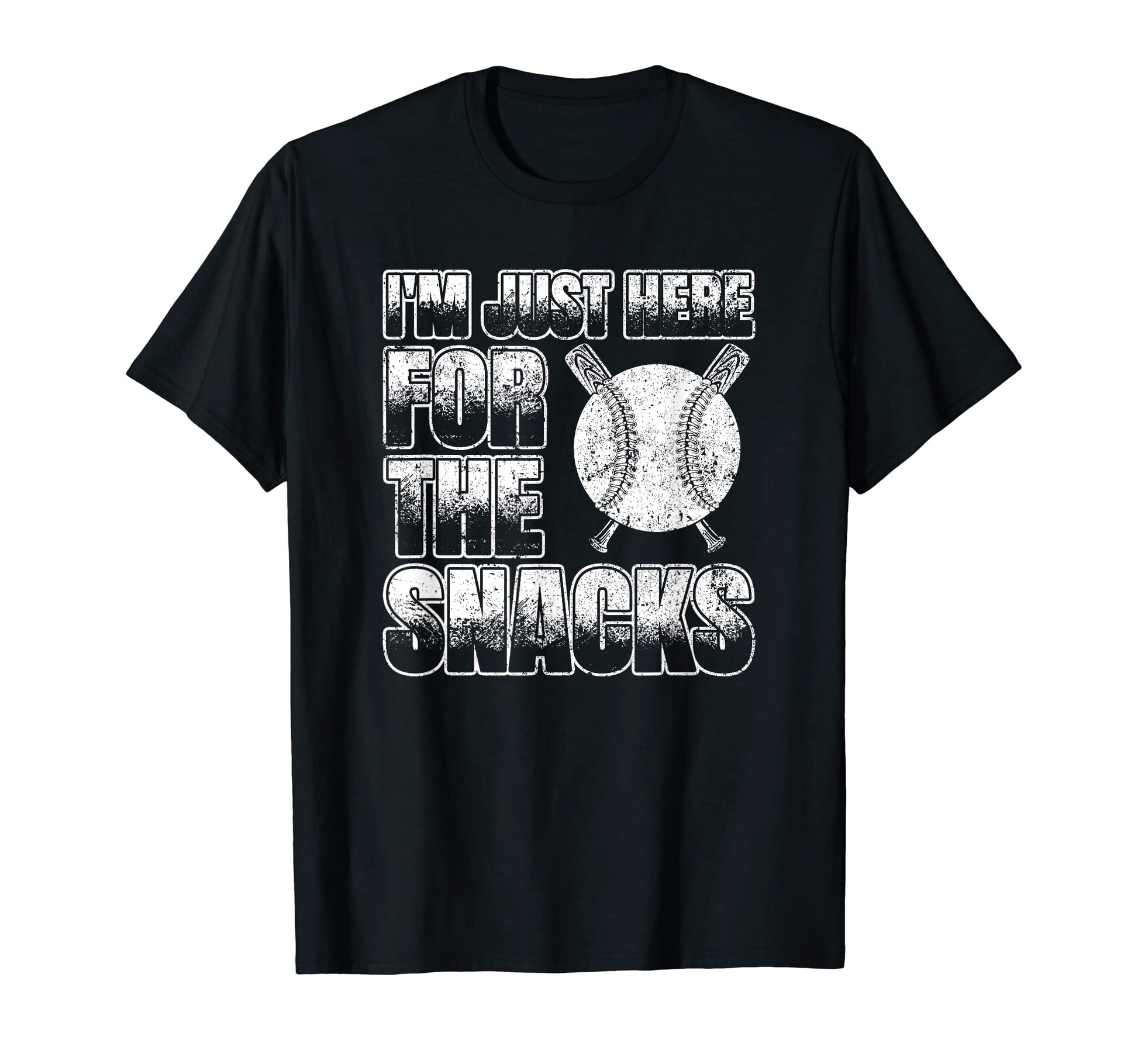 Im Just Here Snacks Pitcher Pitch T-Shirt - Streetwear Style for Adults - T-Shirt, Sweatshirt, Hoodie