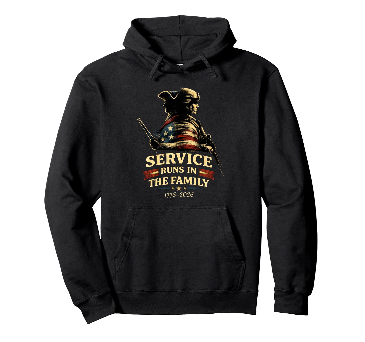 Family Tradition Service Military Hoodie - Novelty Apparel Unisex - T-Shirt, Sweatshirt, Hoodie
