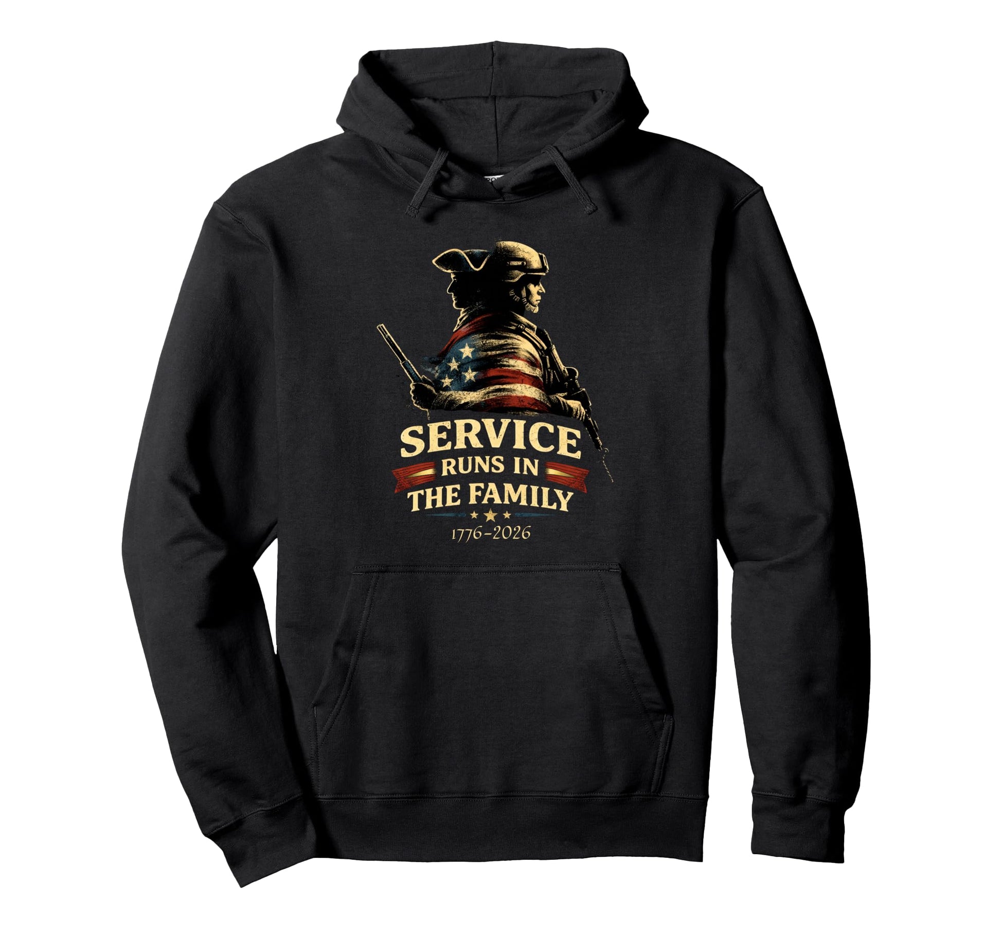 Family Tradition Service Military Hoodie - Novelty Apparel Unisex - T-Shirt, Sweatshirt, Hoodie