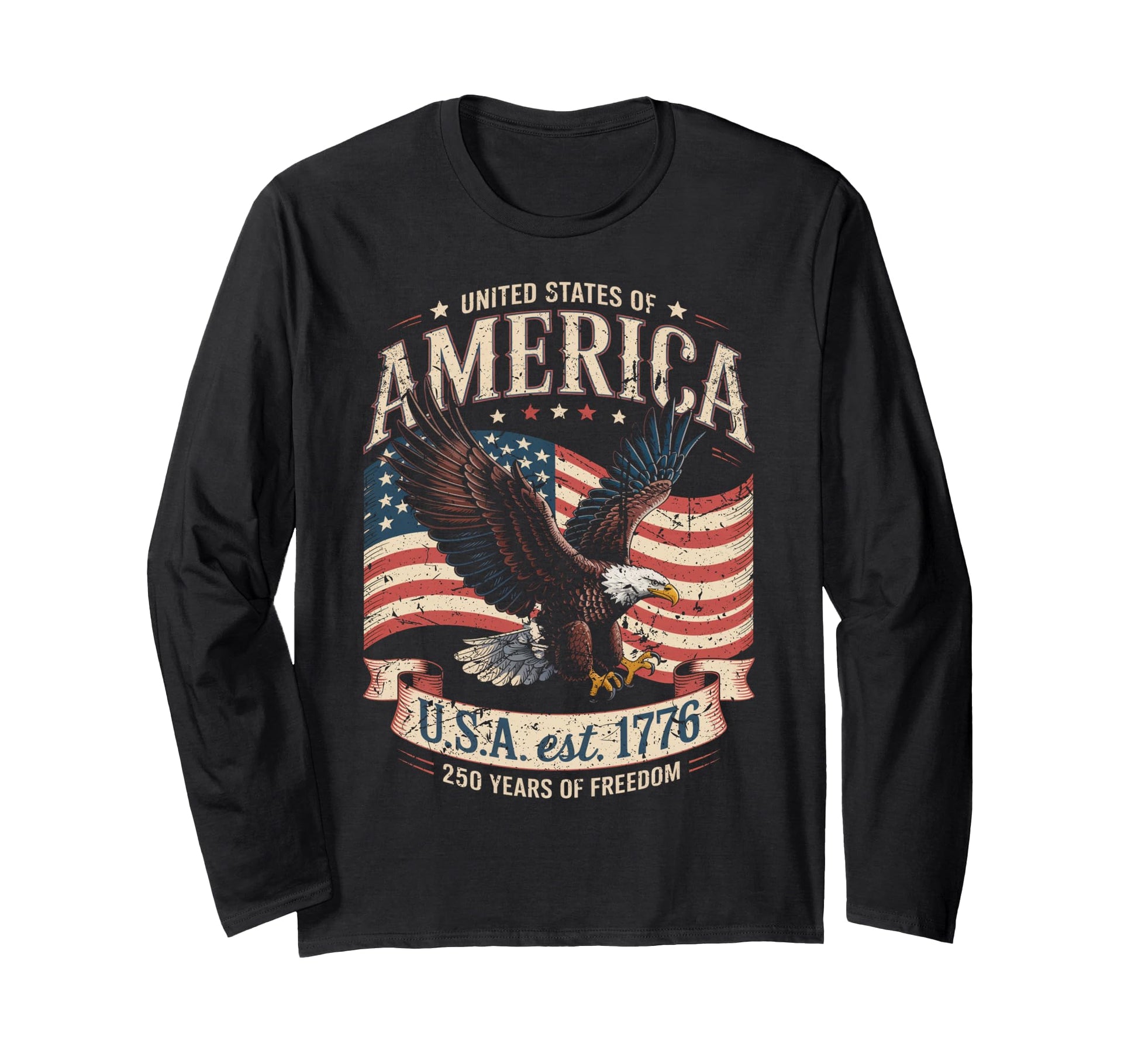 United States Anniversary American Flag Hoodie - Minimalist Print Men Women - T-Shirt, Sweatshirt, Hoodie