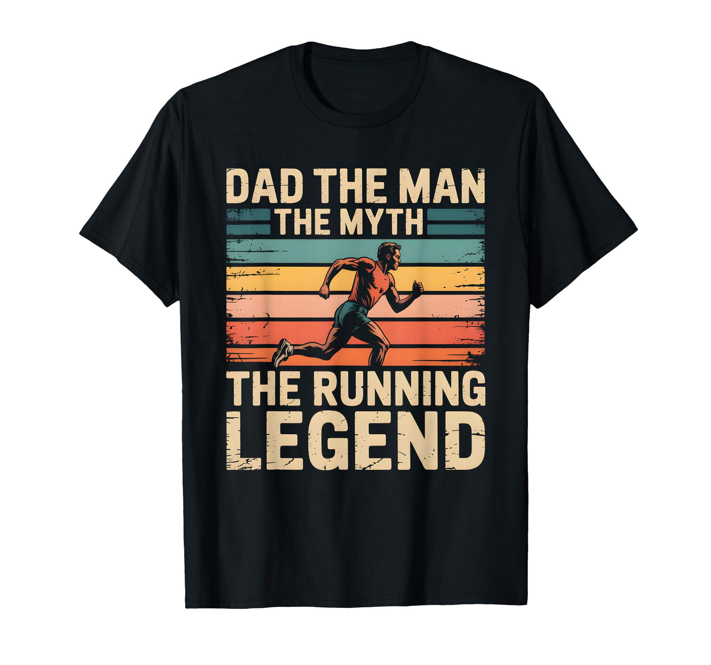 Running Dad Myth Legend Runner T-Shirt - Novelty Apparel Unisex - T-Shirt, Sweatshirt, Hoodie