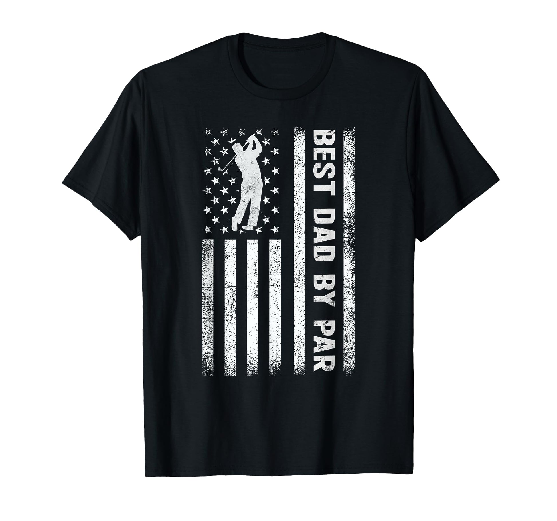 Mens Best Dad Par Usa American Flag Funny T-Shirt - Unique Graphic Unisex - T-Shirt, Sweatshirt, Hoodie