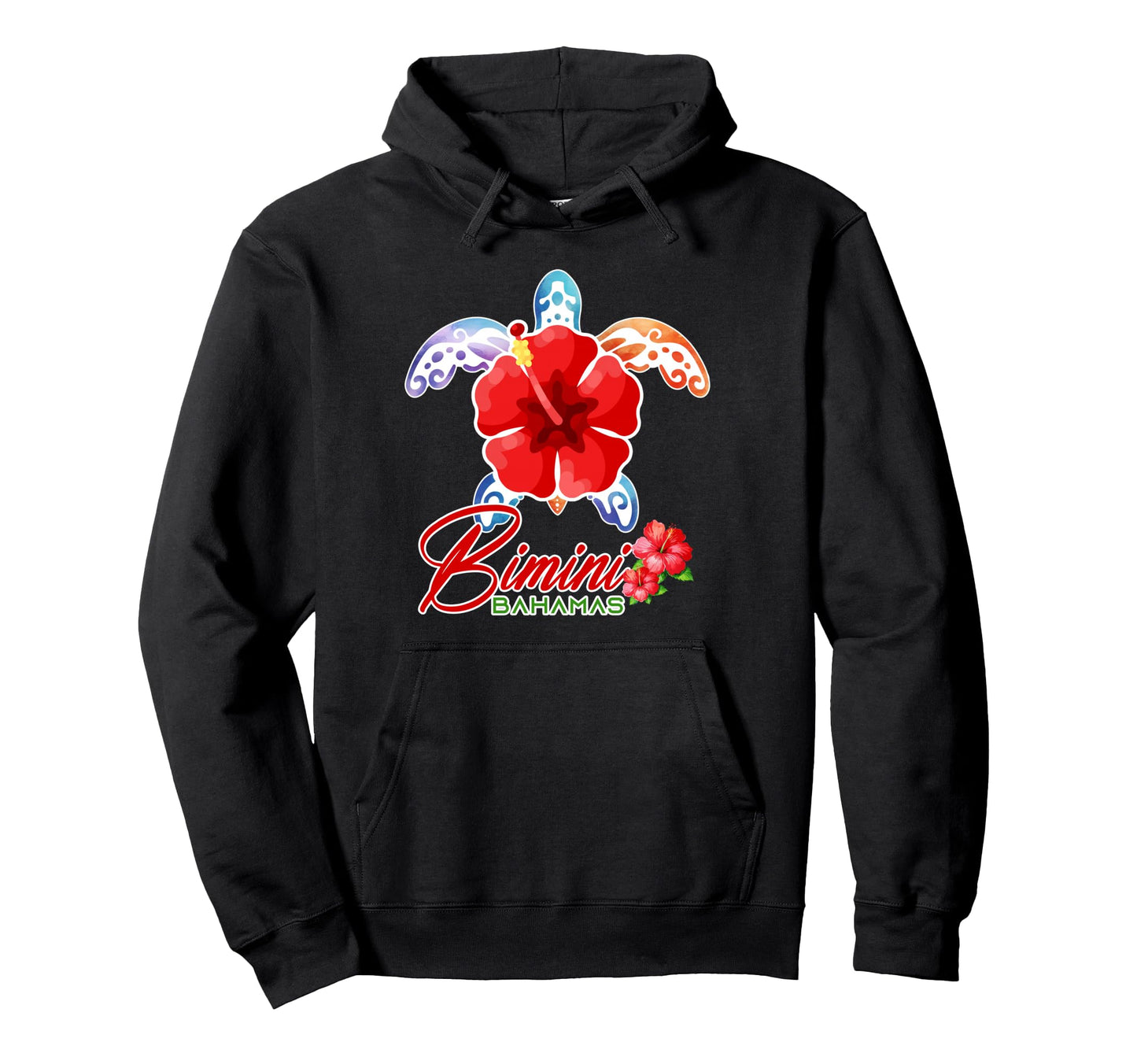 Bimini Sea Turtle Tropical Hoodie - Casual Everyday Wear for Adults - T-Shirt, Sweatshirt, Hoodie
