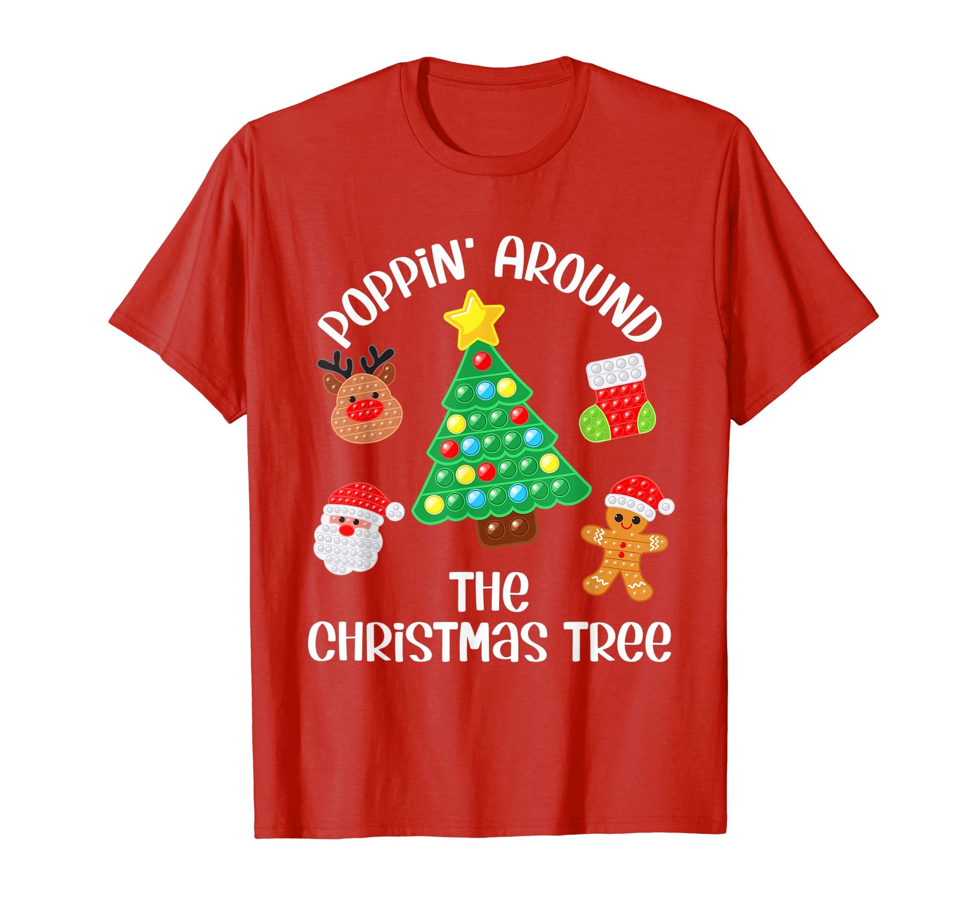 Poppin Around Tree Pop It T-Shirt - Graphic Print for Adults - T-Shirt, Sweatshirt, Hoodie