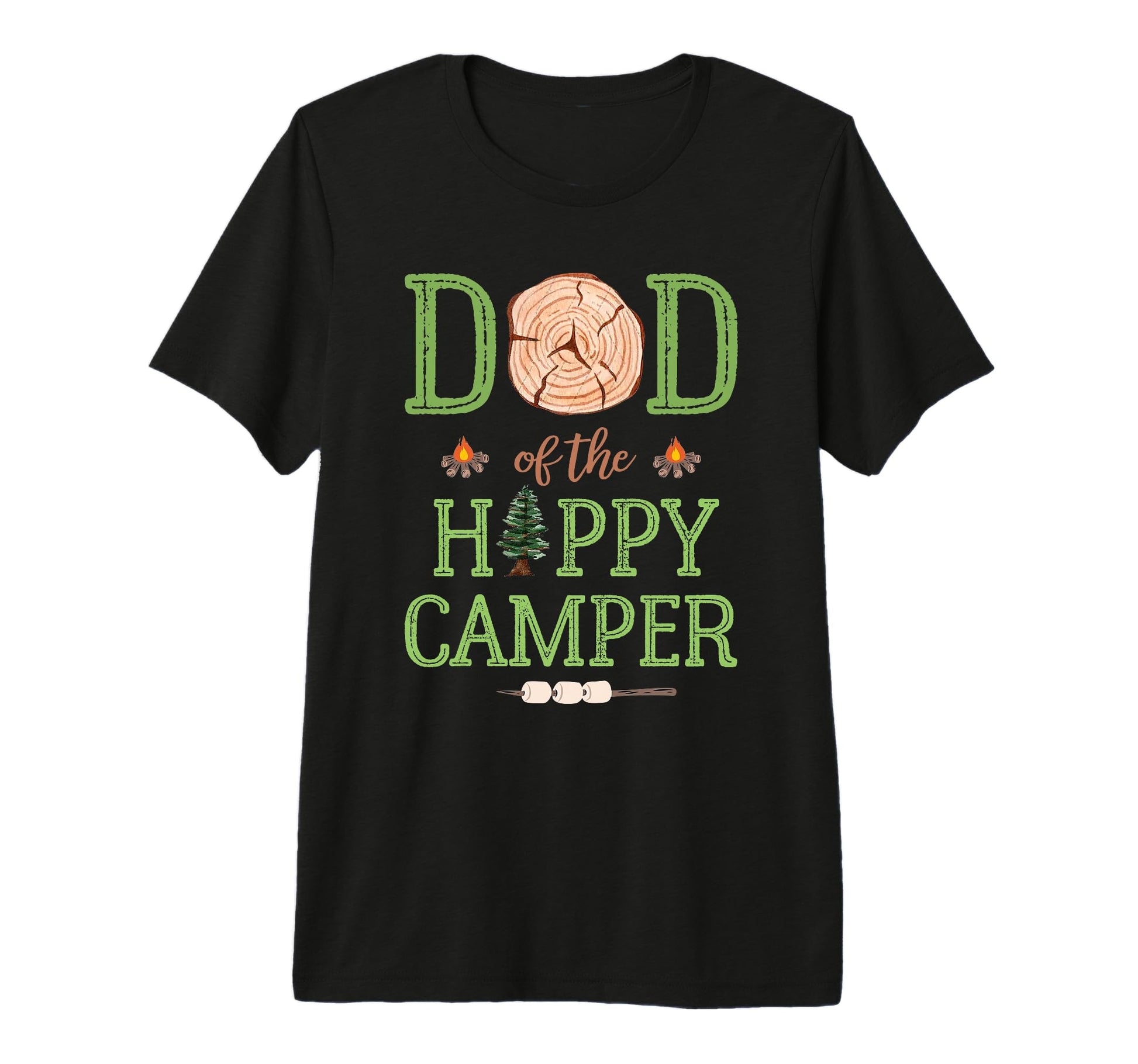 Mens Dad Happy Camper 1St Birthday T-Shirt - Aesthetic Graphic Men Women - T-Shirt, Sweatshirt, Hoodie