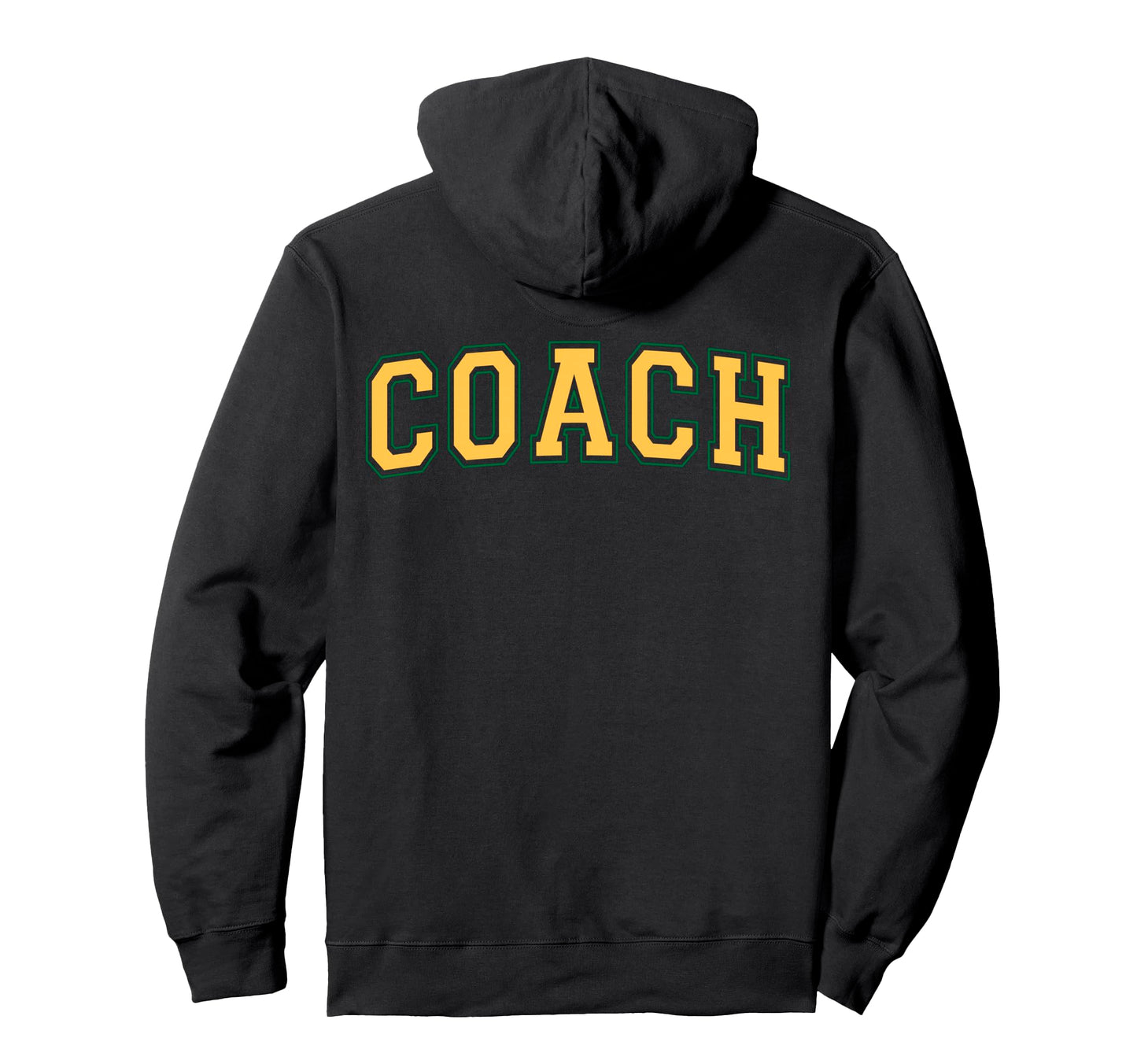 Coach Sports Trainer Yellow And Green Hoodie - Trendy Graphic Men Women - T-Shirt, Sweatshirt, Hoodie
