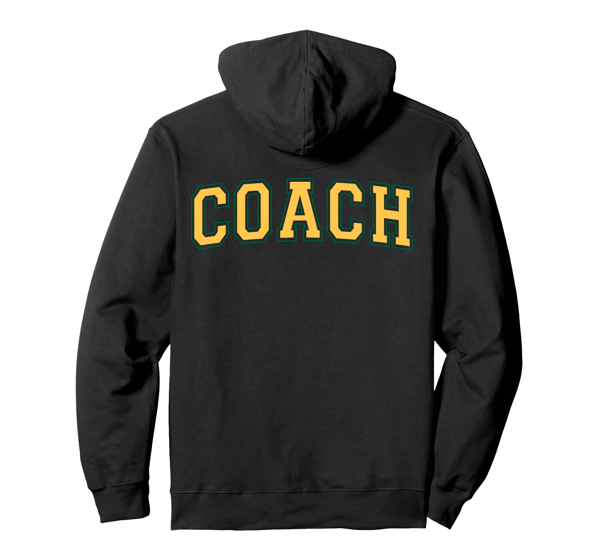 Coach Sports Trainer Yellow And Green Hoodie - Trendy Graphic Men Women - T-Shirt, Sweatshirt, Hoodie