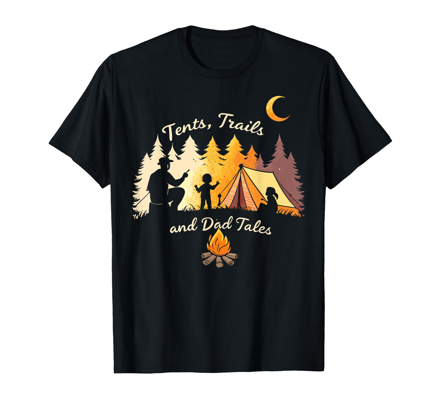 Campfire Stories And Wilderness T-Shirt - Streetwear Style for Adults - T-Shirt, Sweatshirt, Hoodie