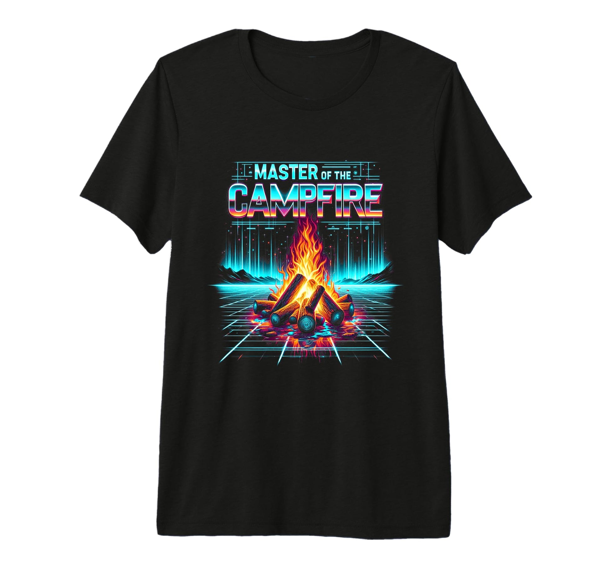 Master Campfire Dad Camping Enthusiast T-Shirt - Custom Art Print Unisex - T-Shirt, Sweatshirt, Hoodie