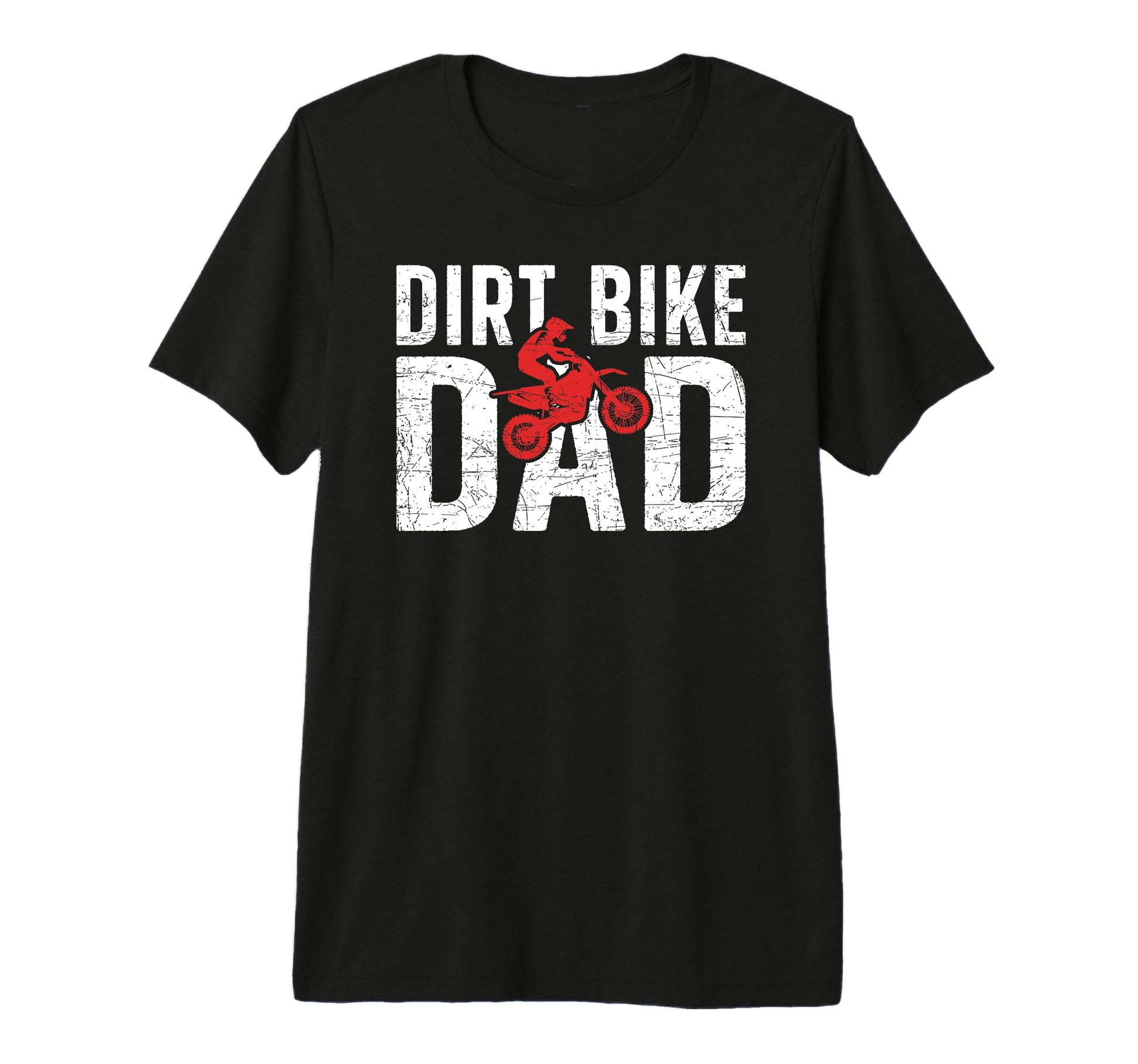 Mens Dirt Bike Dad Dirt Biker Dad T-Shirt - Casual Everyday Wear Men Women - T-Shirt, Sweatshirt, Hoodie