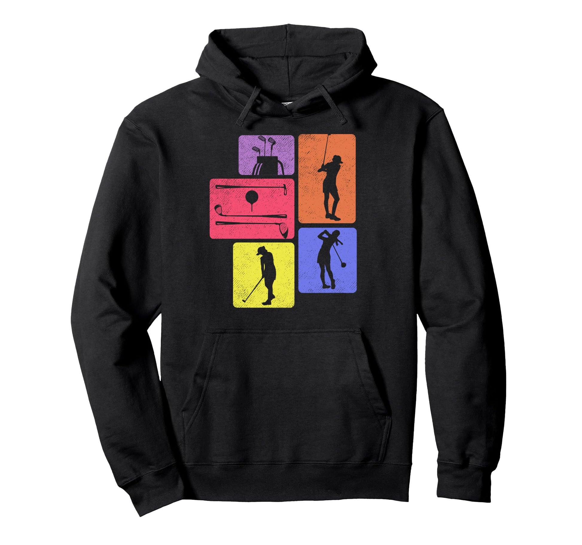 Golf Female Players Vibes Golfer Golfing Hoodie - Trendy Graphic Men Women - T-Shirt, Sweatshirt, Hoodie