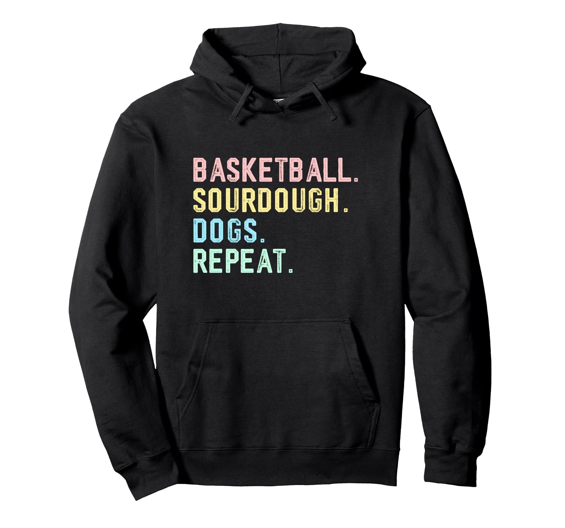 Funny Basketball Dogs Sourdough Bread Hoodie - Minimalist Print Unisex - T-Shirt, Sweatshirt, Hoodie