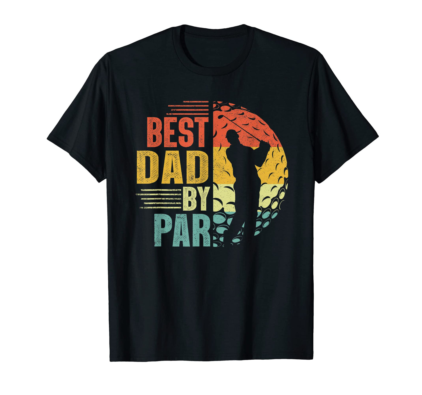 Mens Best Dad Par Fathers Day Golf T-Shirt - Aesthetic Graphic for Adults - T-Shirt, Sweatshirt, Hoodie