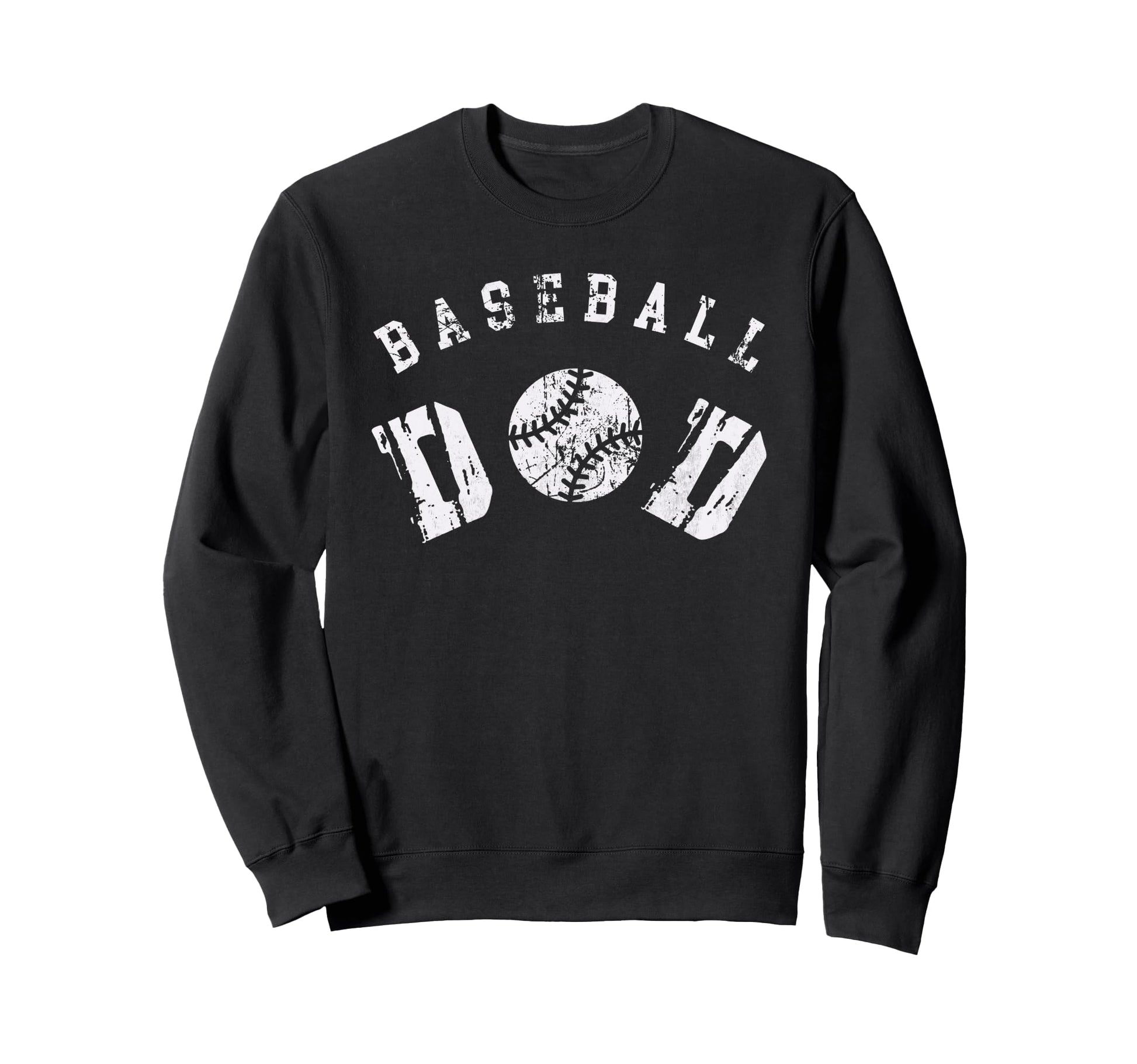 Baseball Dad Happy Fathers Day Sports Sweatshirt - Minimalist Print Unisex - T-Shirt, Sweatshirt, Hoodie