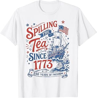 Spilling The Tea Since 1773 History Teacher Funny 4th July T-Shirt Unisex T-shirt, Sweatshirt, Hoodie, Long Sleeve Tee - T-Shirt, Sweatshirt, Hoodie