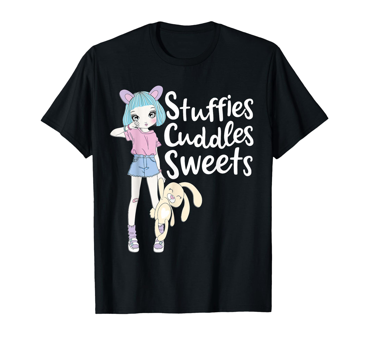 Ddlg Bdsm Stuffies Cuddles Sweets T-Shirt - Streetwear Style Unisex - T-Shirt, Sweatshirt, Hoodie