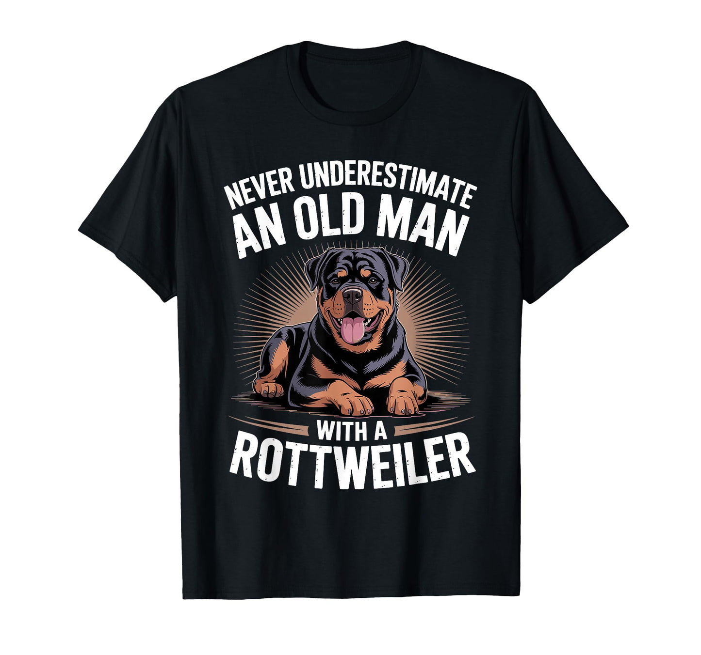Rottweiler Costume Grandpa T-Shirt - Aesthetic Graphic for Adults - T-Shirt, Sweatshirt, Hoodie