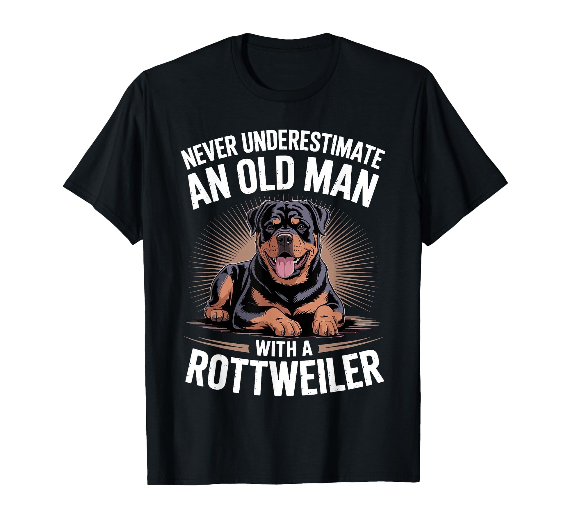 Rottweiler Costume Grandpa T-Shirt - Aesthetic Graphic for Adults - T-Shirt, Sweatshirt, Hoodie