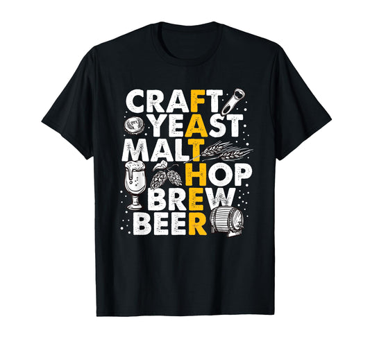 Brew Dad Beer Brewer Brewing Father Gift T-Shirt - Minimalist Print Unisex - T-Shirt, Sweatshirt, Hoodie