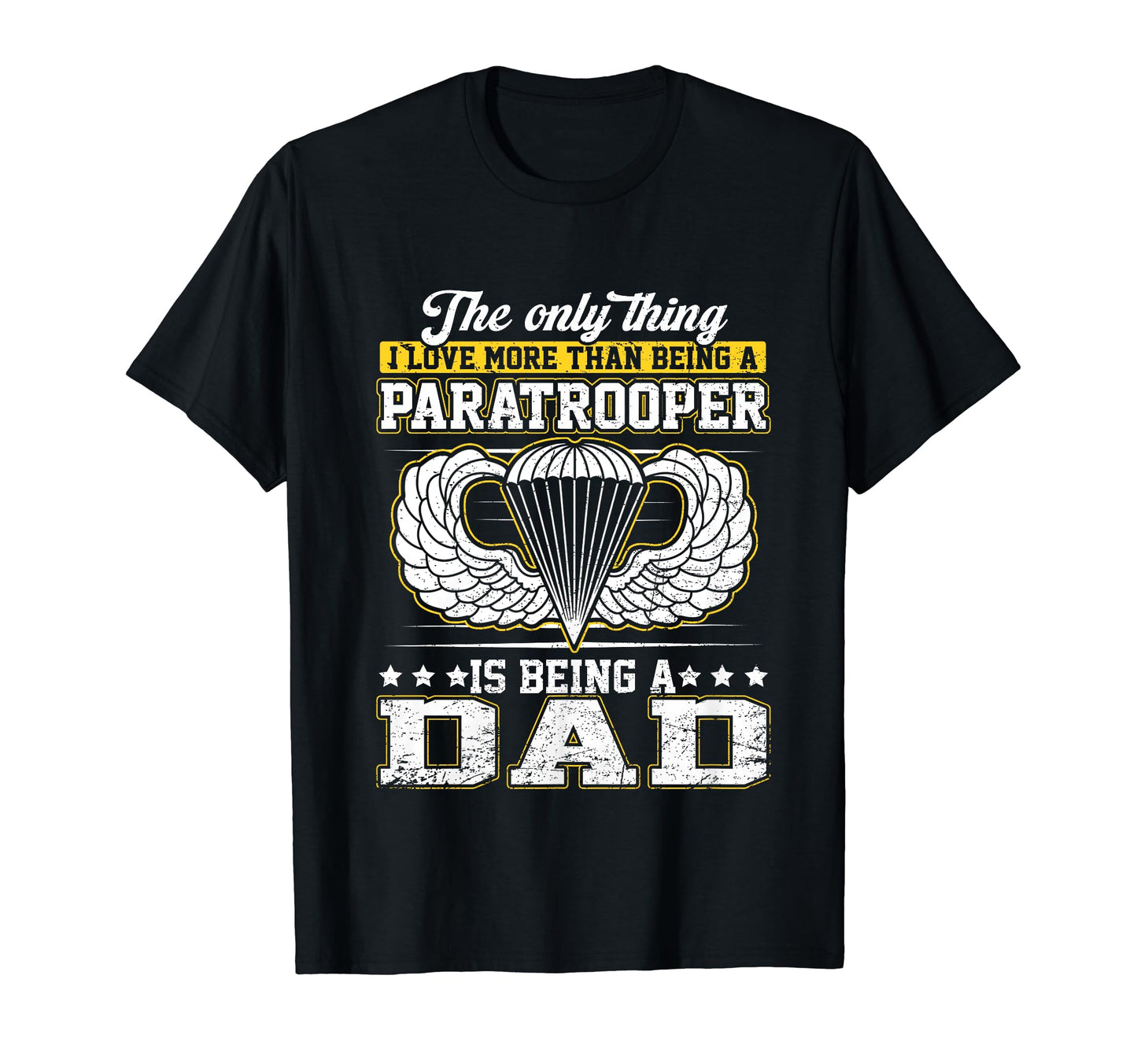 Proud Paratrooper Dad Airborne T-Shirt - Minimalist Print Men Women - T-Shirt, Sweatshirt, Hoodie