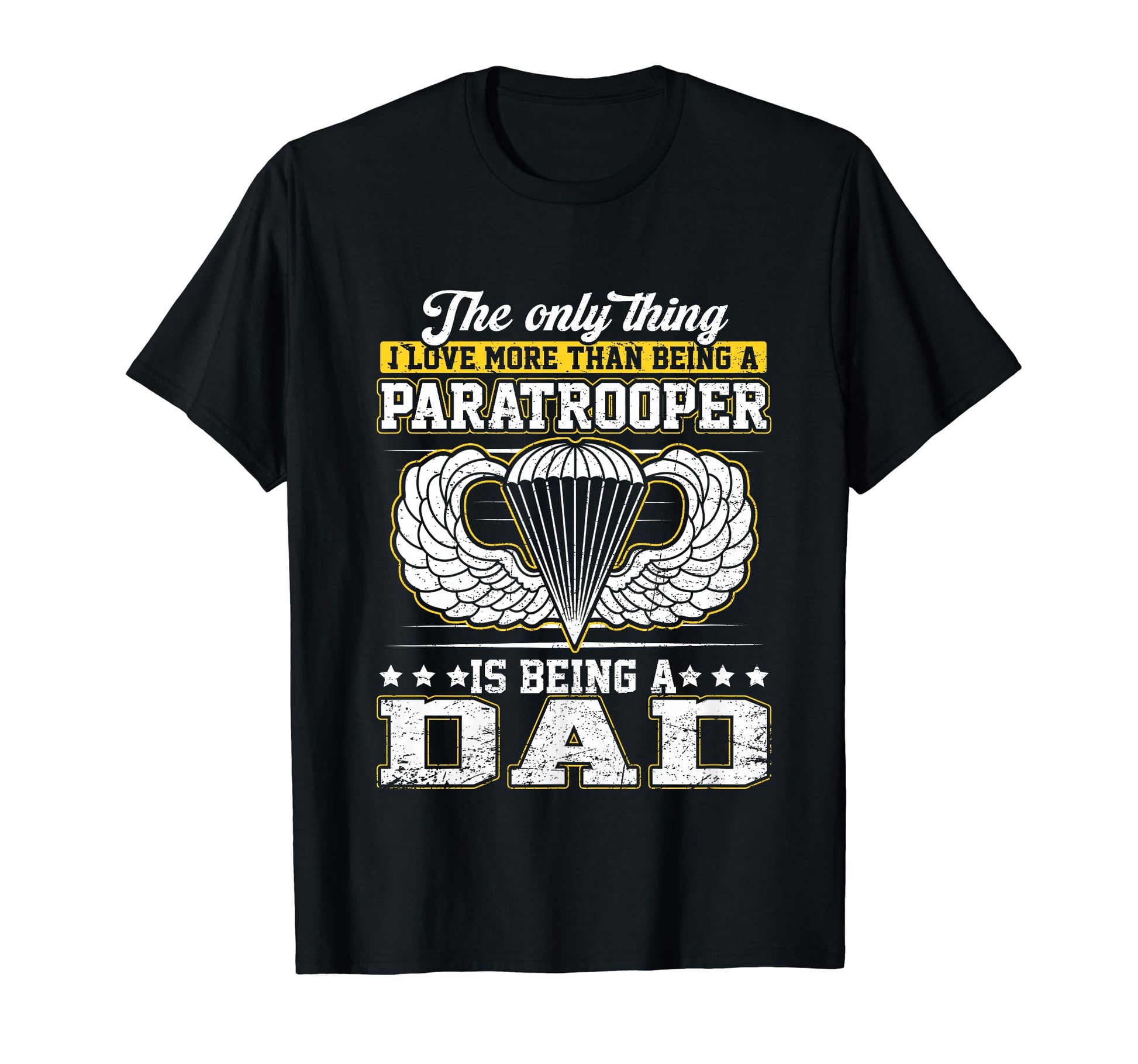 Proud Paratrooper Dad Airborne T-Shirt - Minimalist Print Men Women - T-Shirt, Sweatshirt, Hoodie