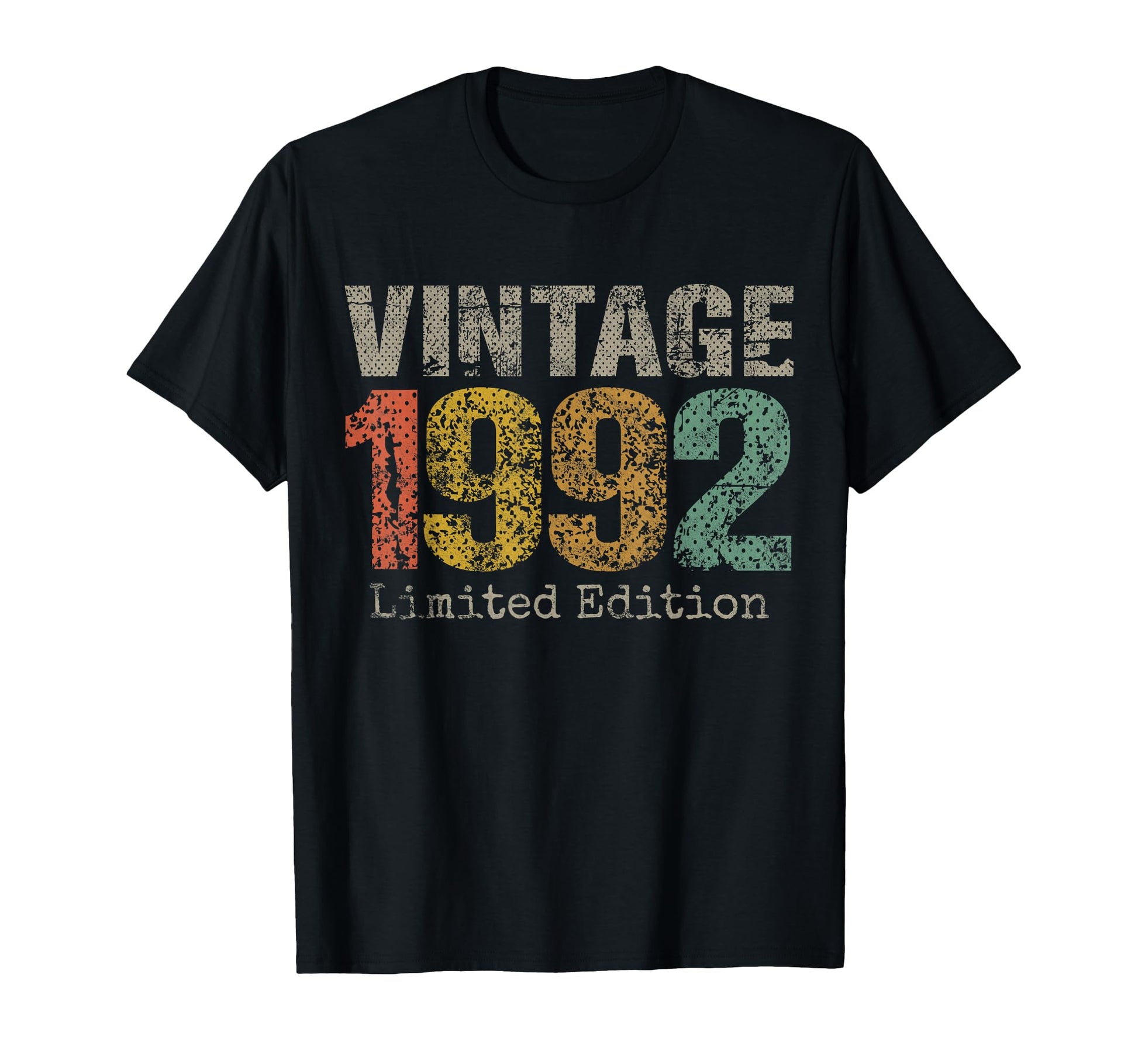 1992 Text 34Th Birthday Gift 34 Year T-Shirt - Trendy Graphic for Adults - T-Shirt, Sweatshirt, Hoodie
