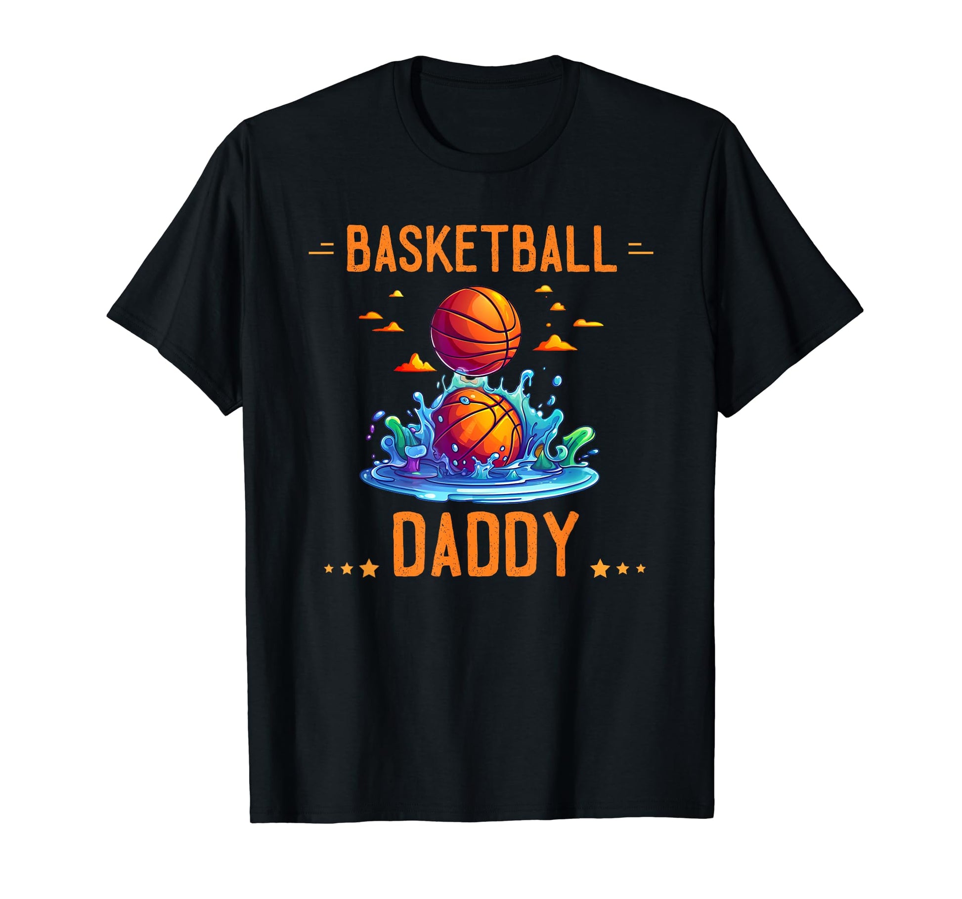 Funny Basketball Daddy Basketball T-Shirt - Custom Art Print for Adults - T-Shirt, Sweatshirt, Hoodie