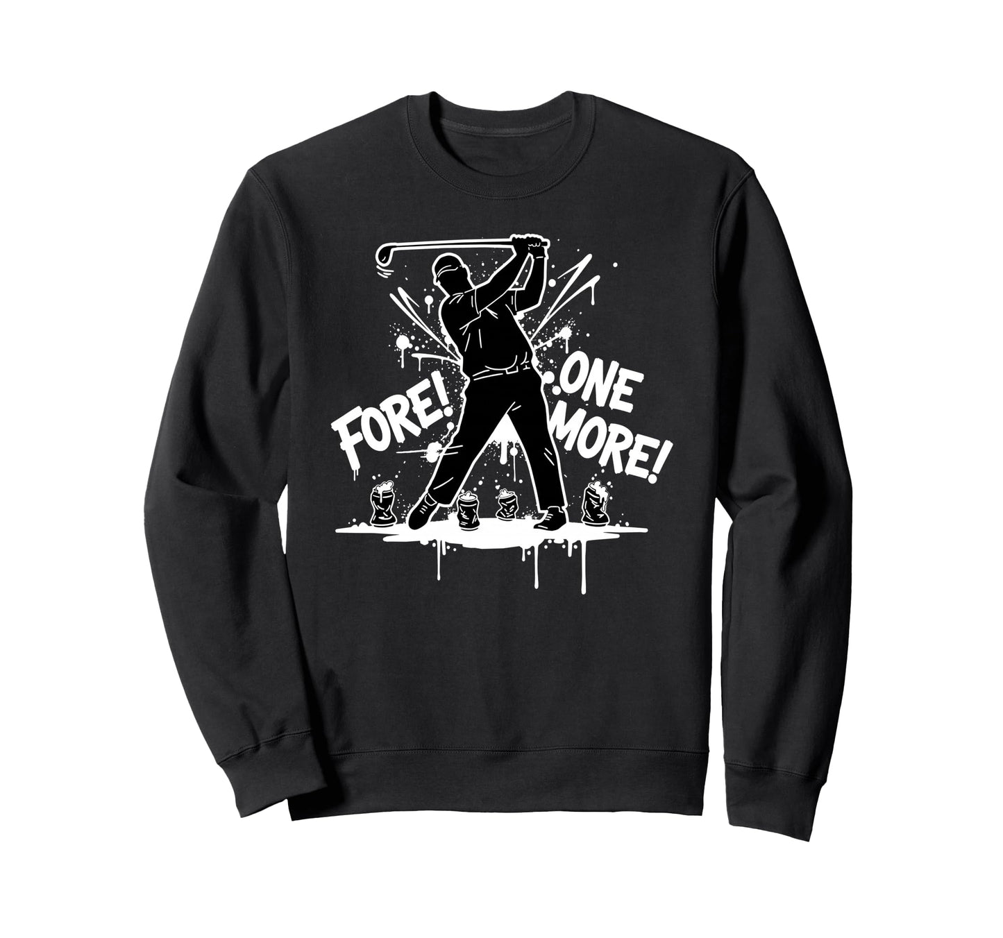 Golf Swing Lube Beer 19Th Hole Sweatshirt - Fun Novelty Design Unisex - T-Shirt, Sweatshirt, Hoodie