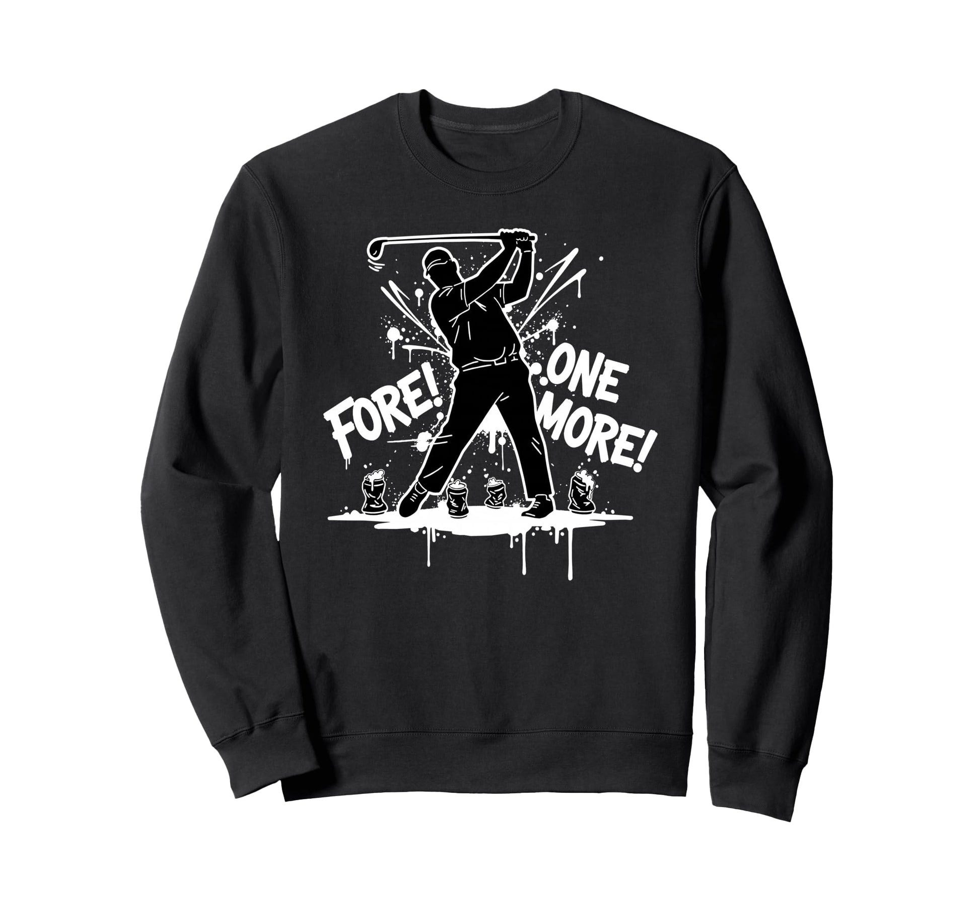 Golf Swing Lube Beer 19Th Hole Sweatshirt - Fun Novelty Design Unisex - T-Shirt, Sweatshirt, Hoodie