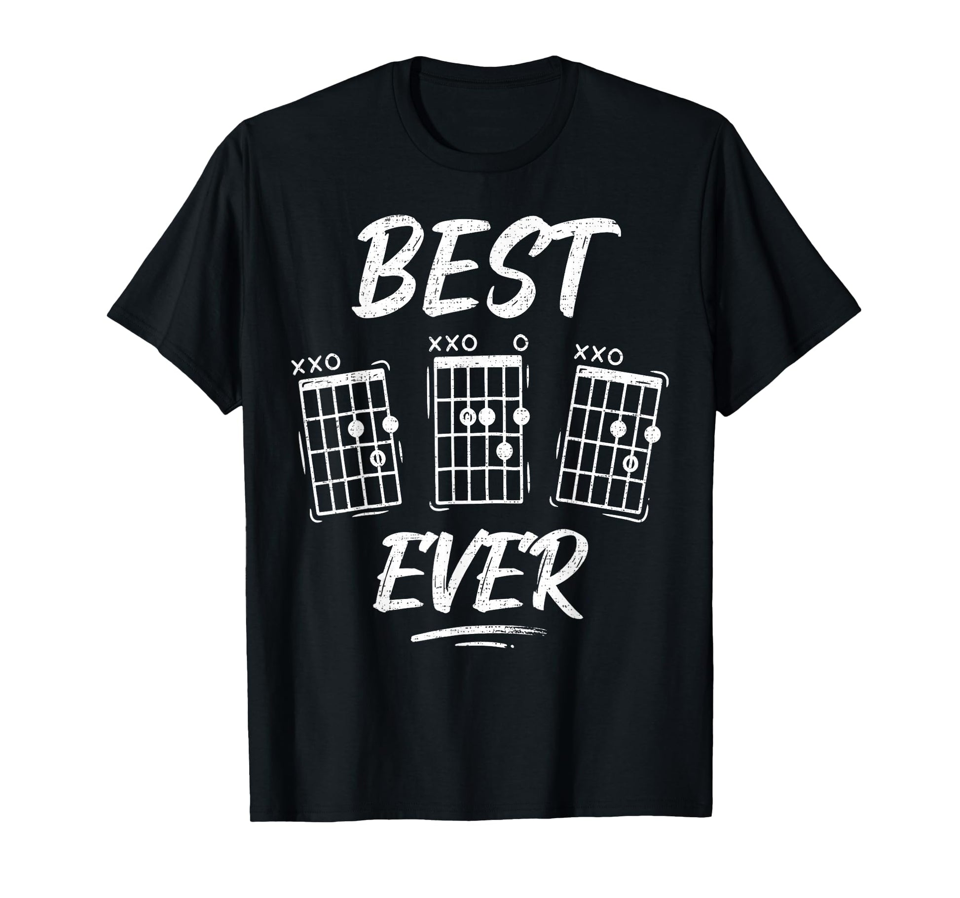 Best Dad Ever Guitar Chords Music T-Shirt - Novelty Apparel Men Women - T-Shirt, Sweatshirt, Hoodie