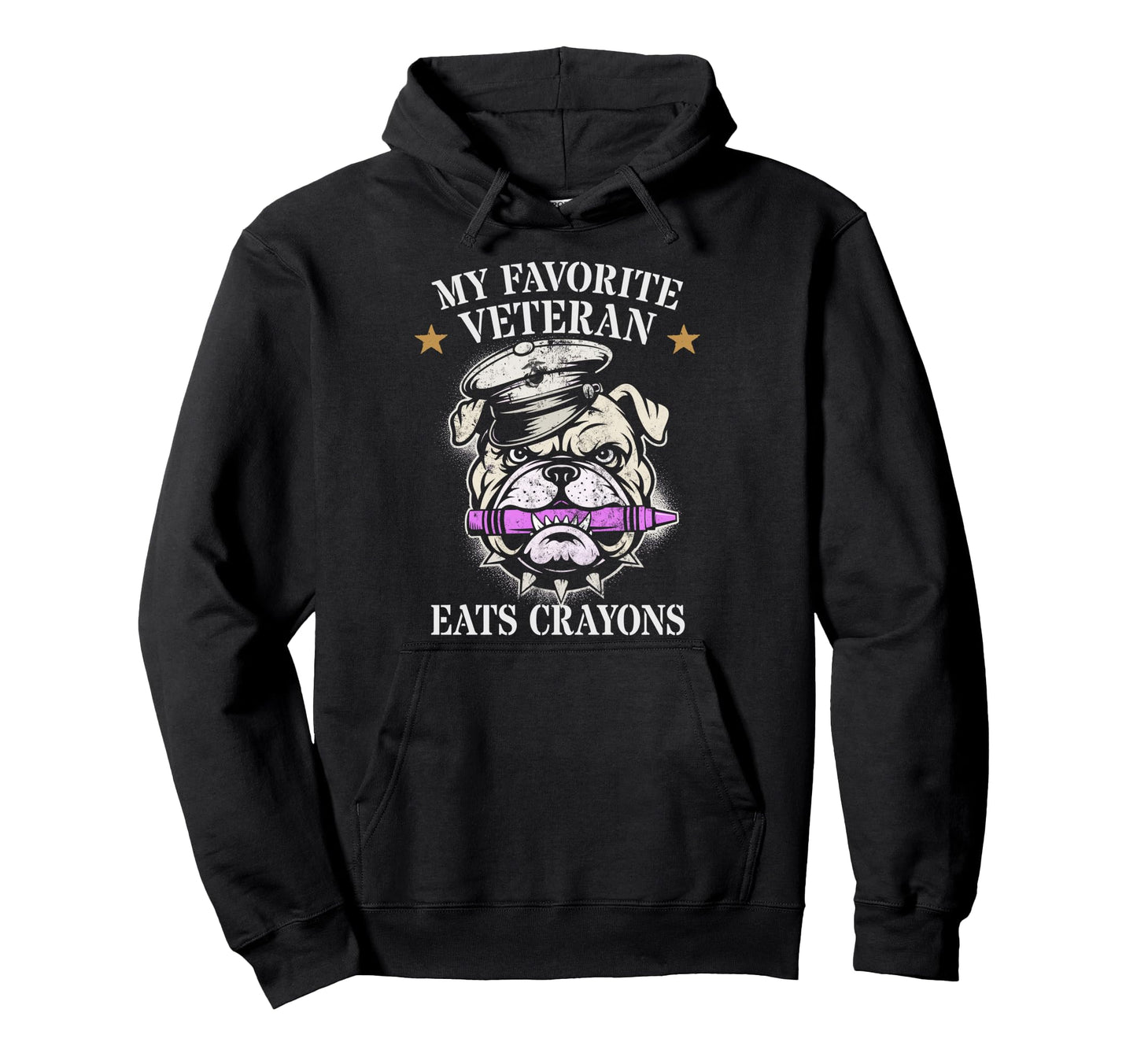 My Favorite Veteran Eats Crayons Squad Hoodie - Unique Graphic Men Women - T-Shirt, Sweatshirt, Hoodie