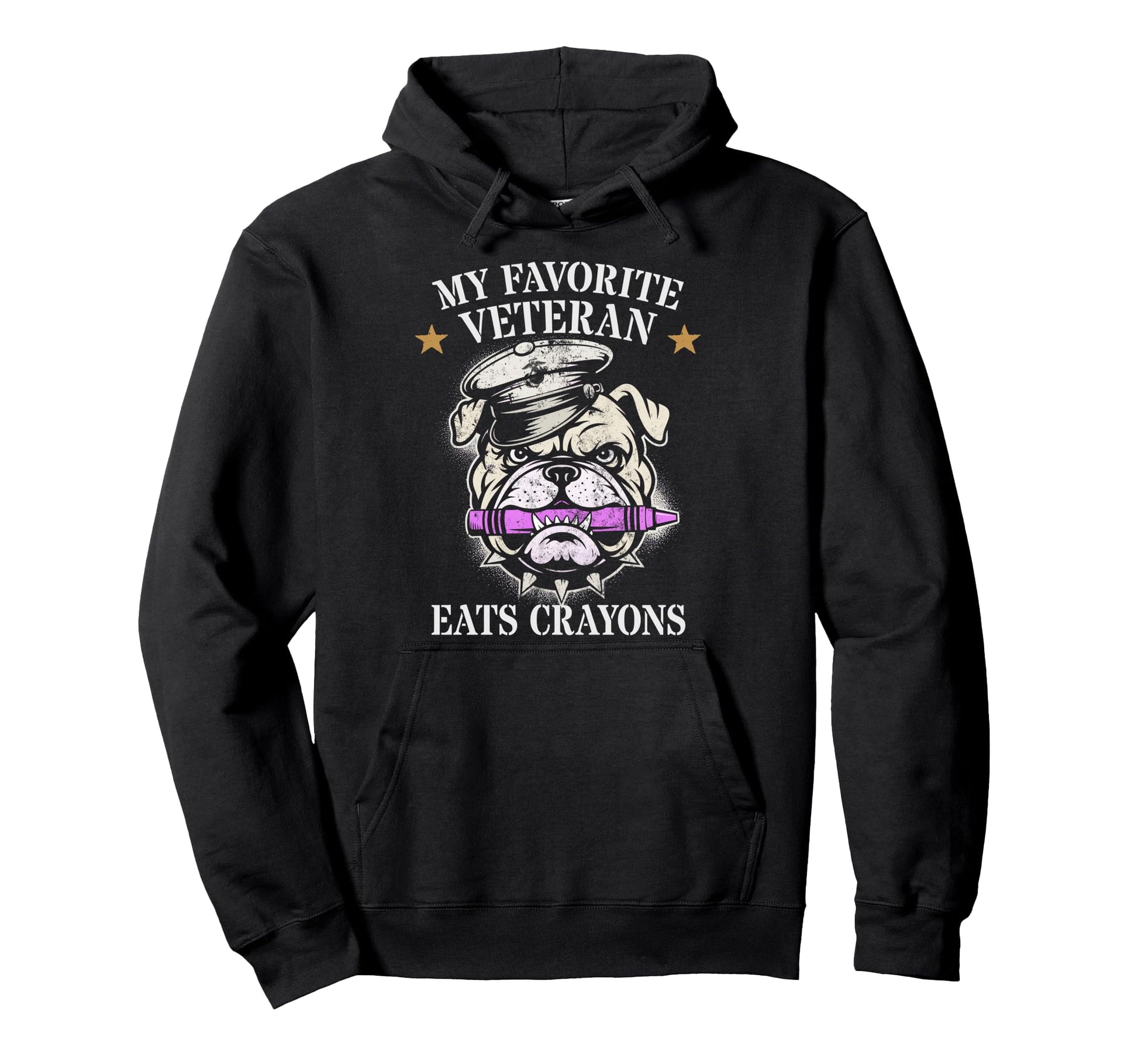 My Favorite Veteran Eats Crayons Squad Hoodie - Unique Graphic Men Women - T-Shirt, Sweatshirt, Hoodie
