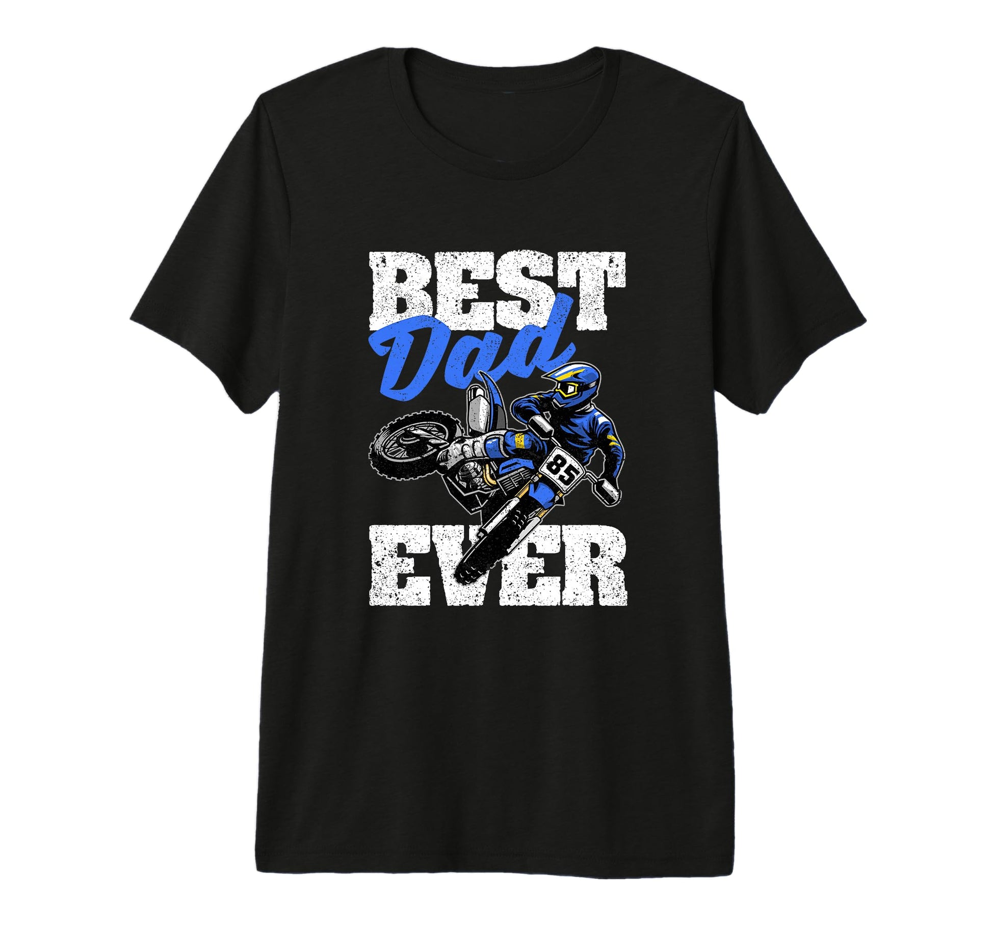 Moto Dirt Bike Motocross Rider Fathers T-Shirt - Trendy Graphic for Adults - T-Shirt, Sweatshirt, Hoodie