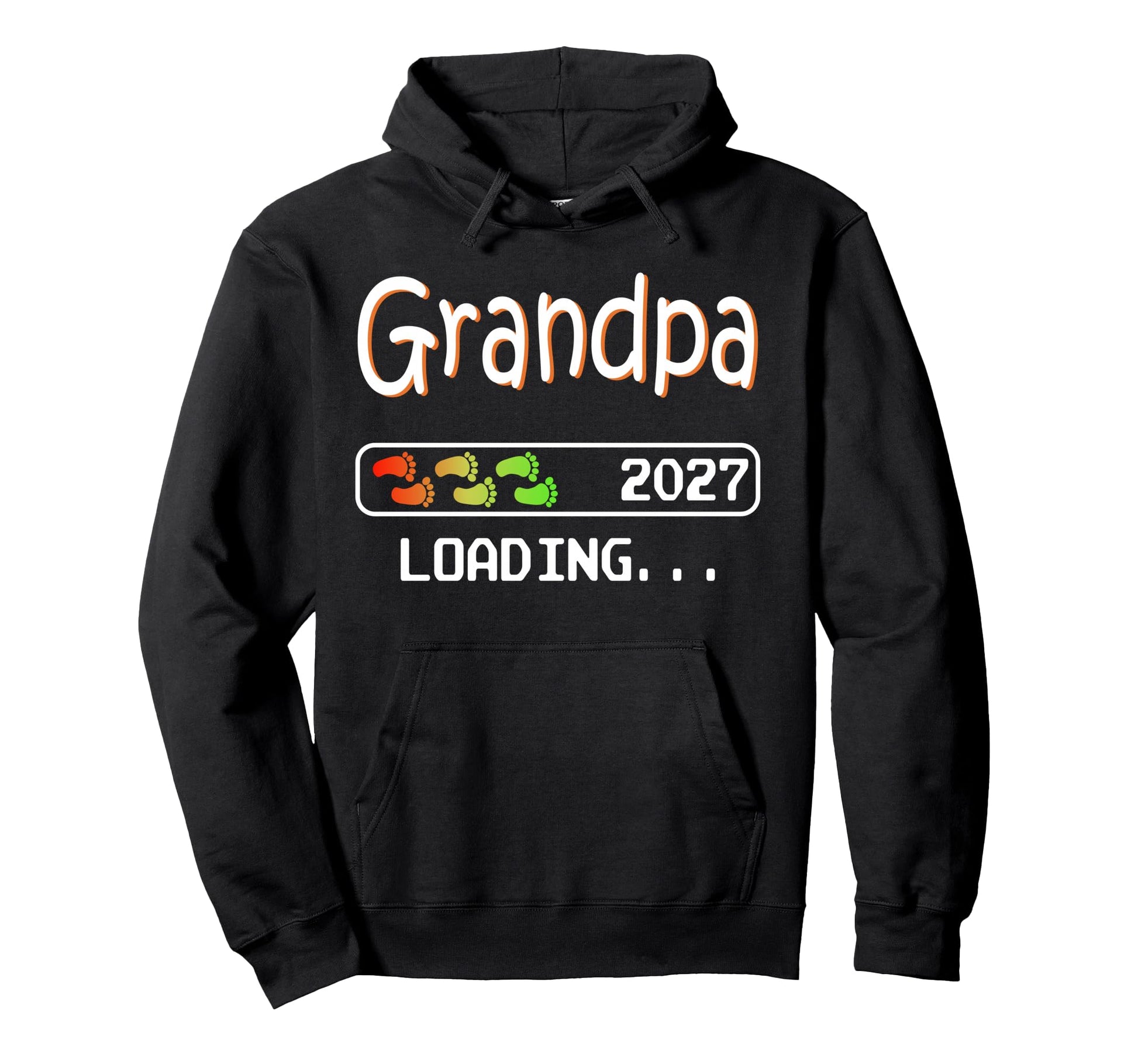 Future Grandpa 2027 Loading Soon To Be Hoodie - Fun Novelty Design Unisex - T-Shirt, Sweatshirt, Hoodie