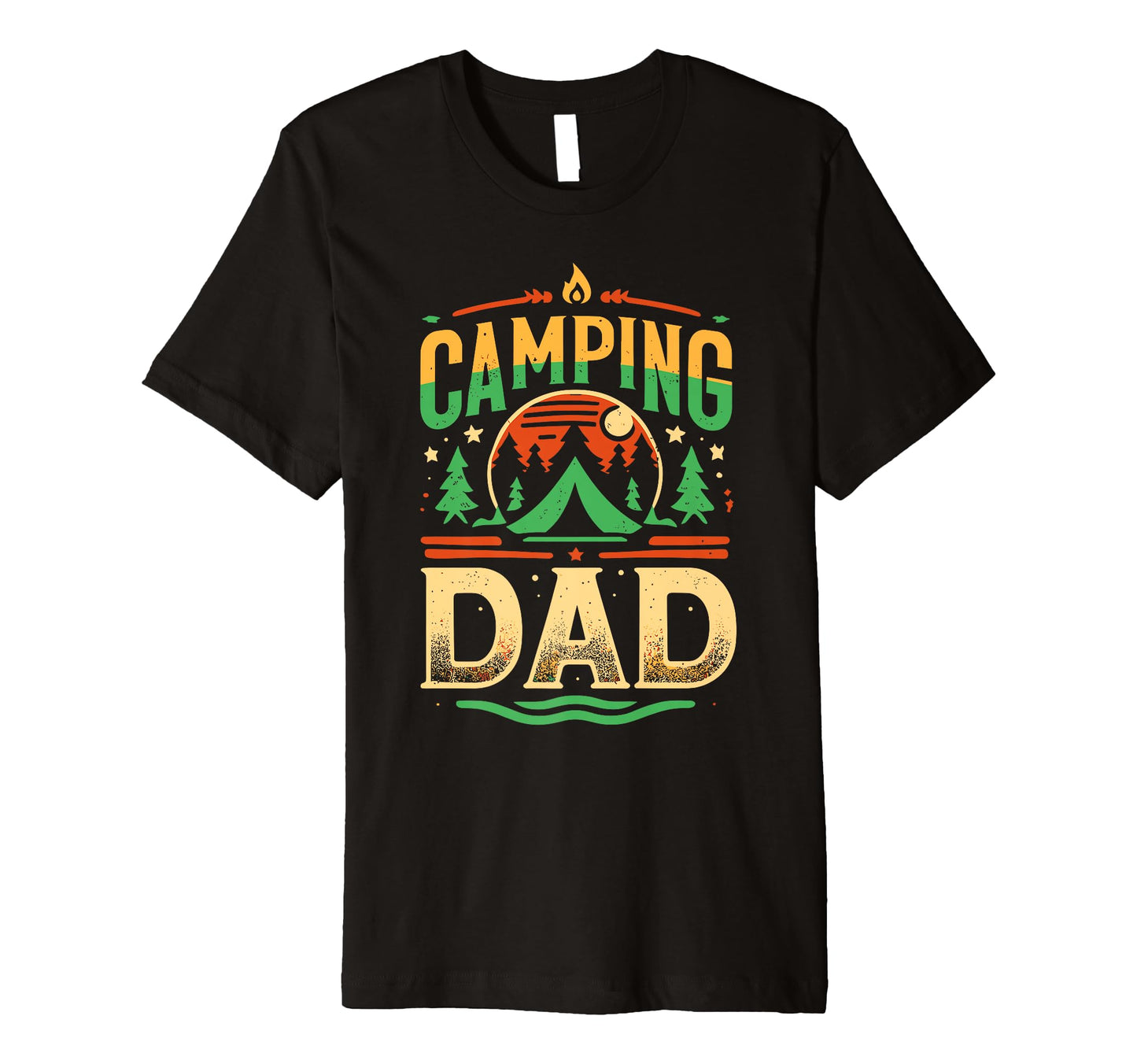 Mens Camping Dad Outdoor Camping T-Shirt - Novelty Apparel Men Women - T-Shirt, Sweatshirt, Hoodie