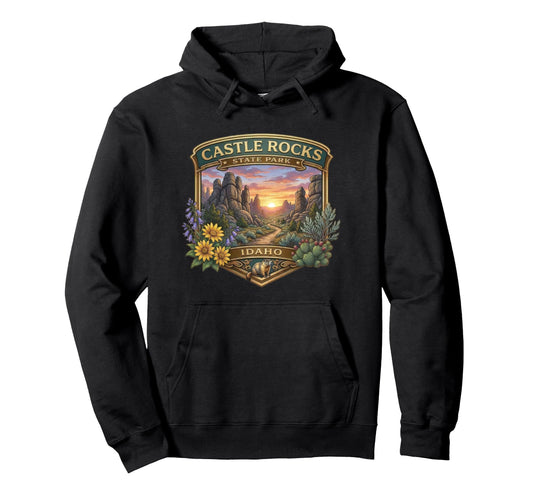 Castle Rocks State Park Almo Idaho Novelty Hoodie - Graphic Print Unisex - T-Shirt, Sweatshirt, Hoodie
