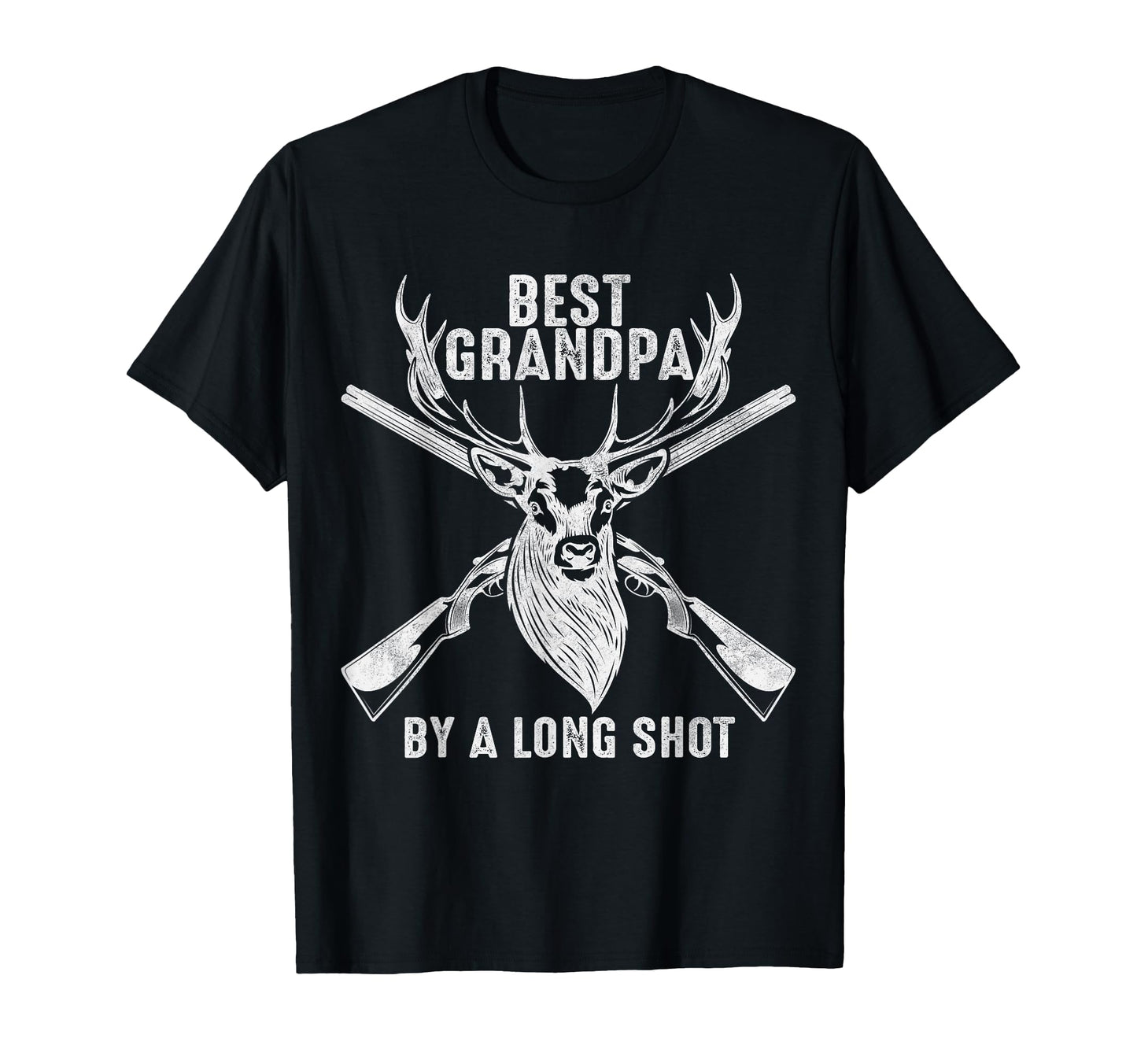Best Grandpa Long Shot Deer Hunting T-Shirt - Trendy Graphic for Adults - T-Shirt, Sweatshirt, Hoodie