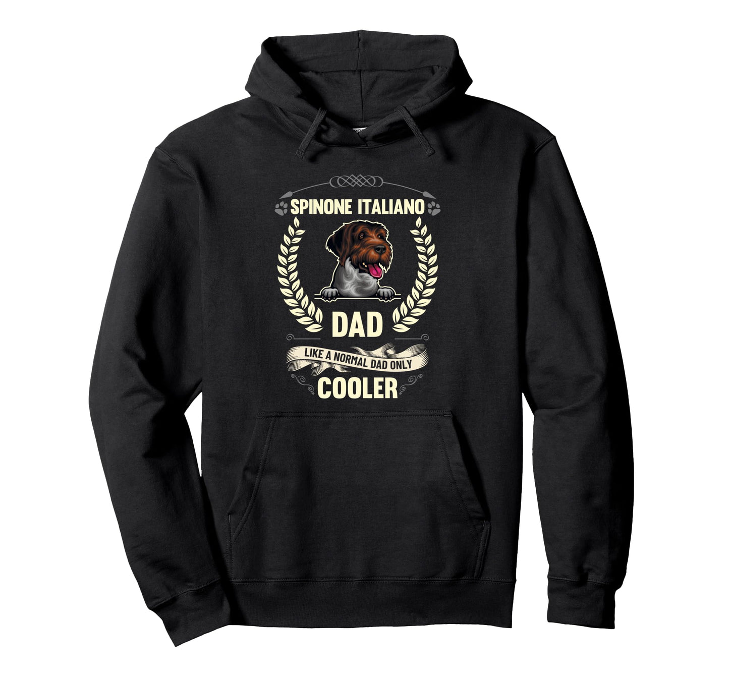 Spinone Italiano Dad Like Normal Dad Hoodie - Novelty Apparel for Adults - T-Shirt, Sweatshirt, Hoodie