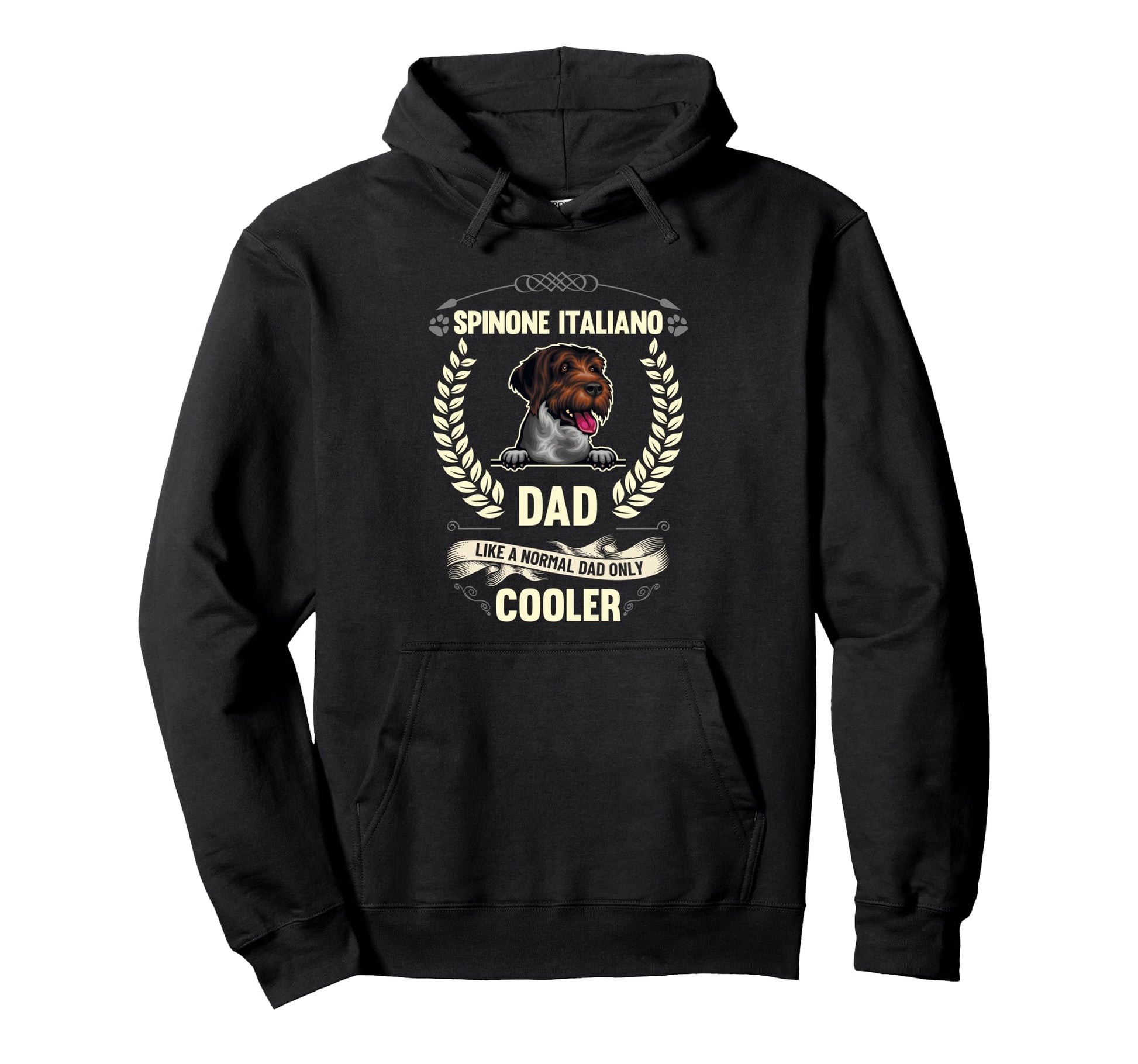 Spinone Italiano Dad Like Normal Dad Hoodie - Novelty Apparel for Adults - T-Shirt, Sweatshirt, Hoodie
