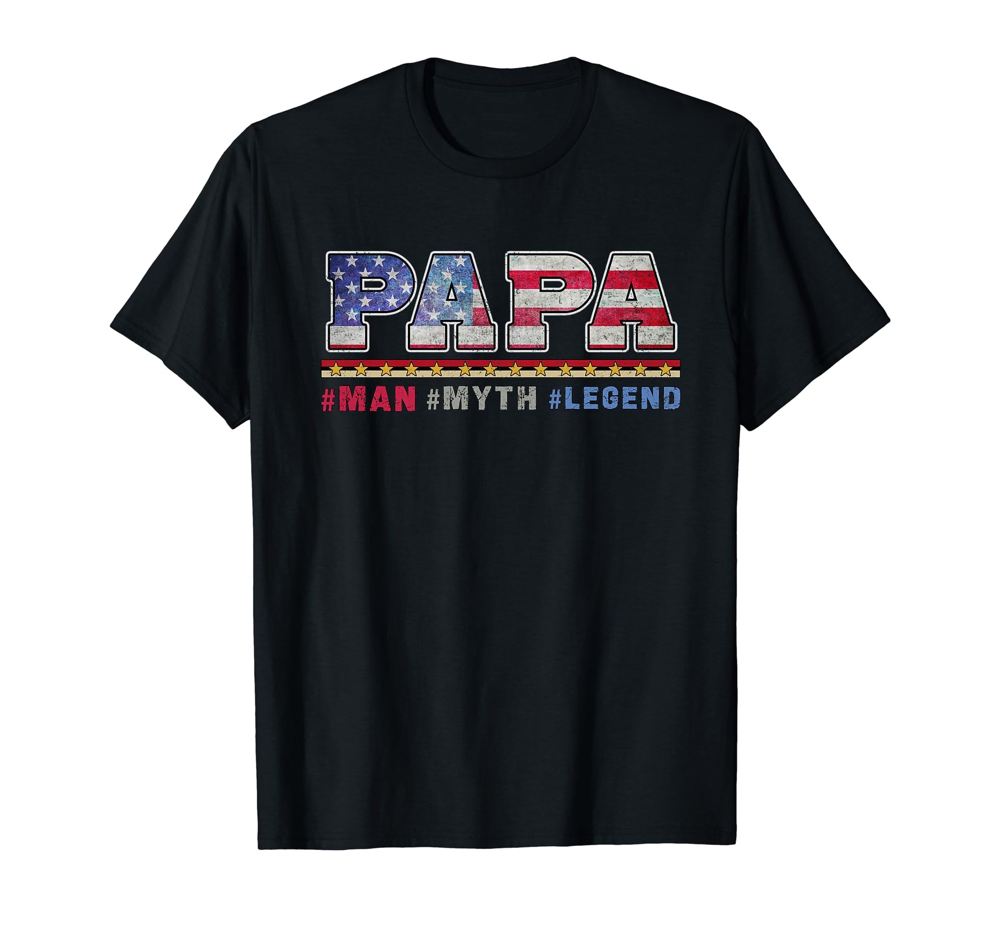 Fathers Day Gift American Dad Papa T-Shirt - Fun Novelty Design Unisex - T-Shirt, Sweatshirt, Hoodie