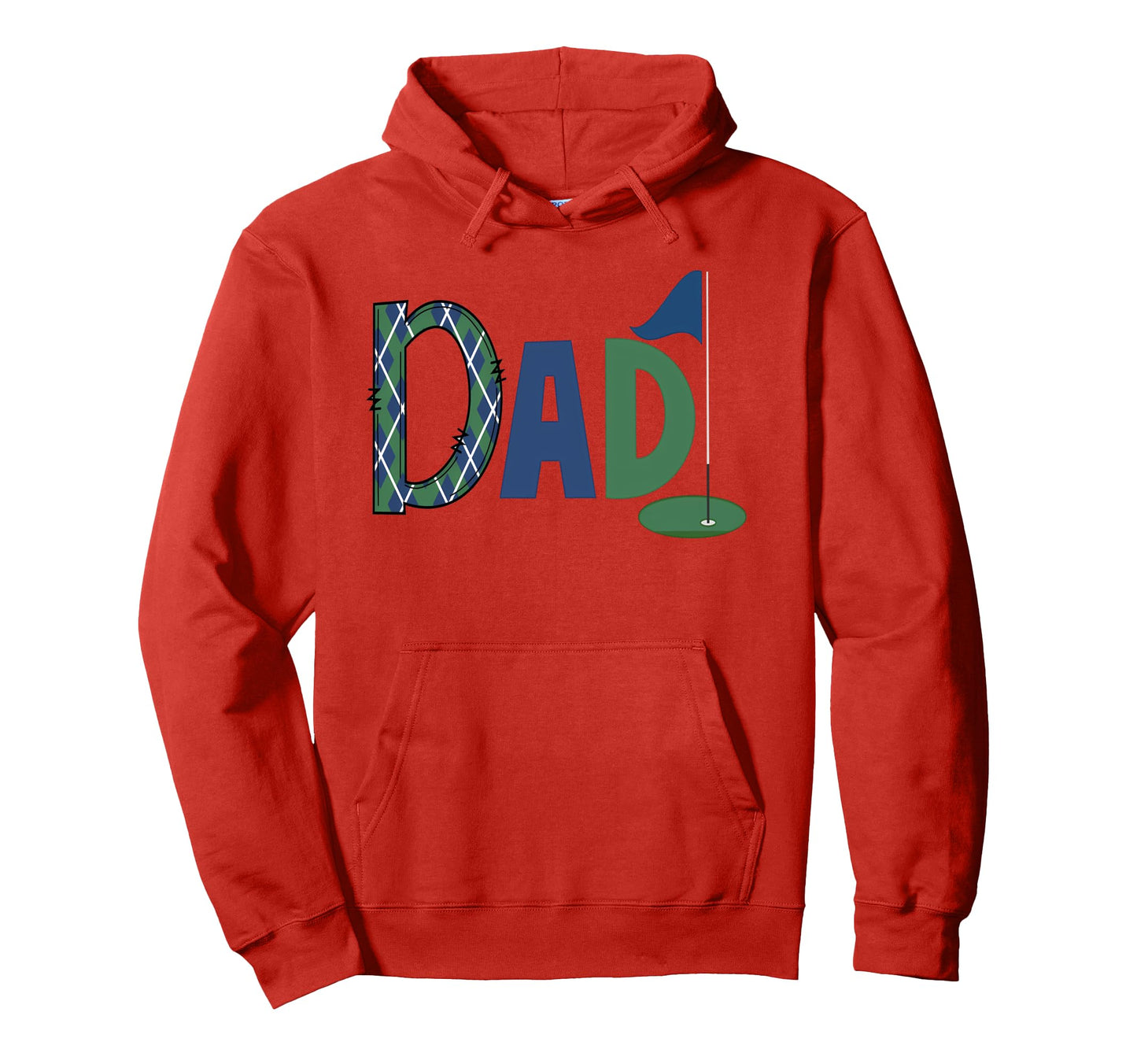 Dad Birthday Hole One Golf Family Matching Hoodie - Novelty Apparel Unisex - T-Shirt, Sweatshirt, Hoodie