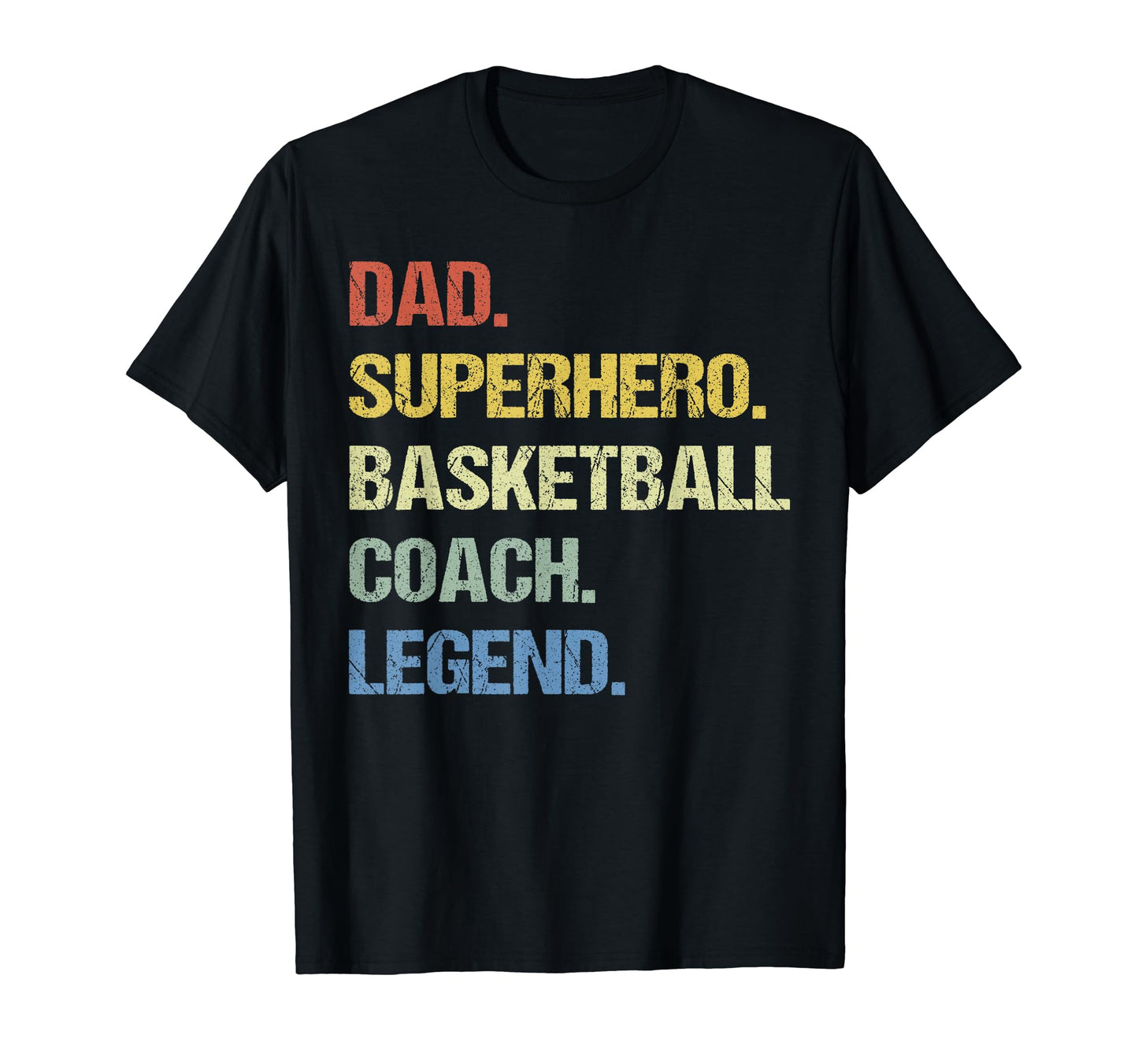 Dad Superhero Basketball Coach Sweatshirt - Unique Graphic Men Women - T-Shirt, Sweatshirt, Hoodie