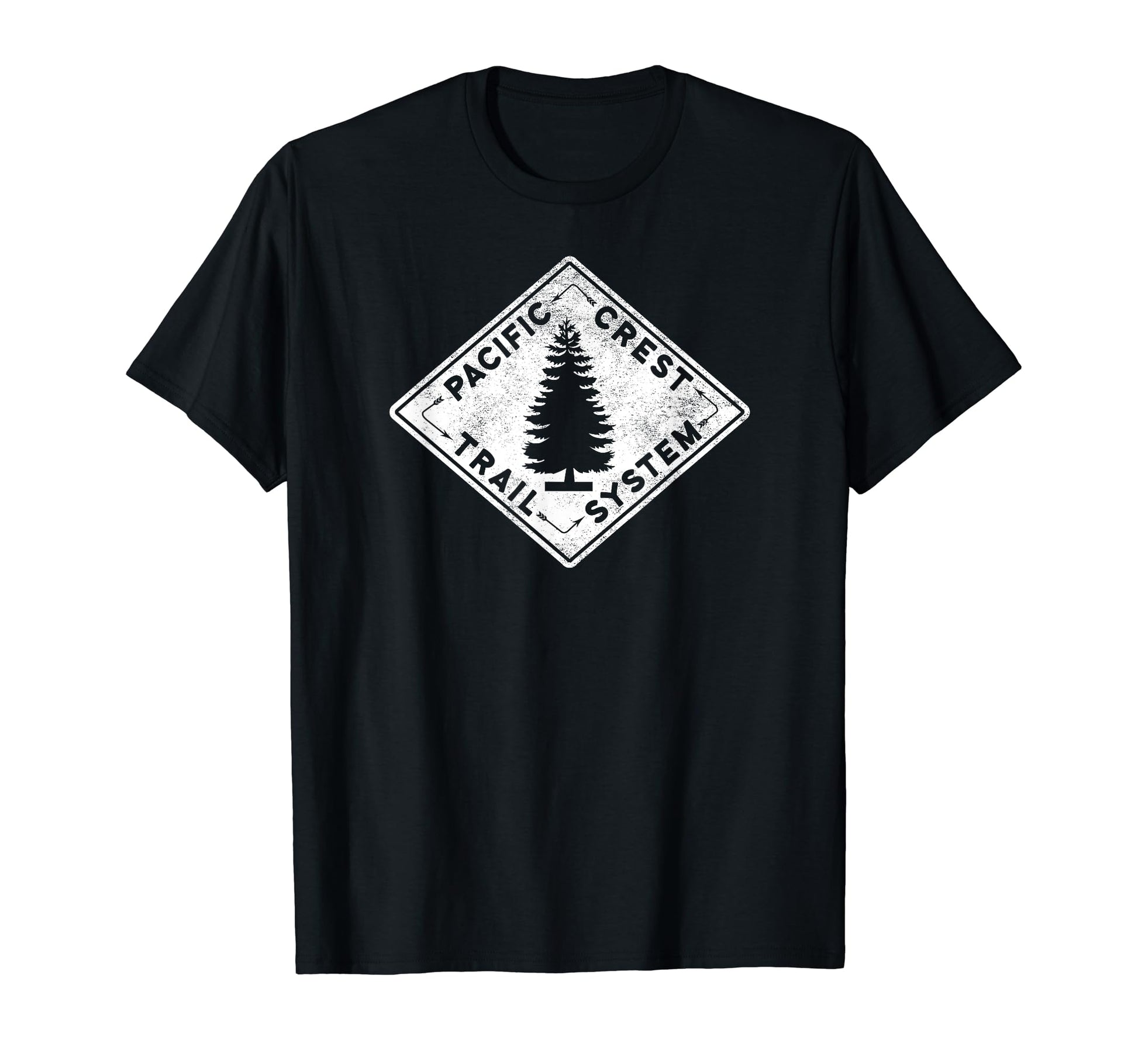 Pct Pacific Crest Trail System Hiker T-Shirt - Trendy Graphic Unisex - T-Shirt, Sweatshirt, Hoodie